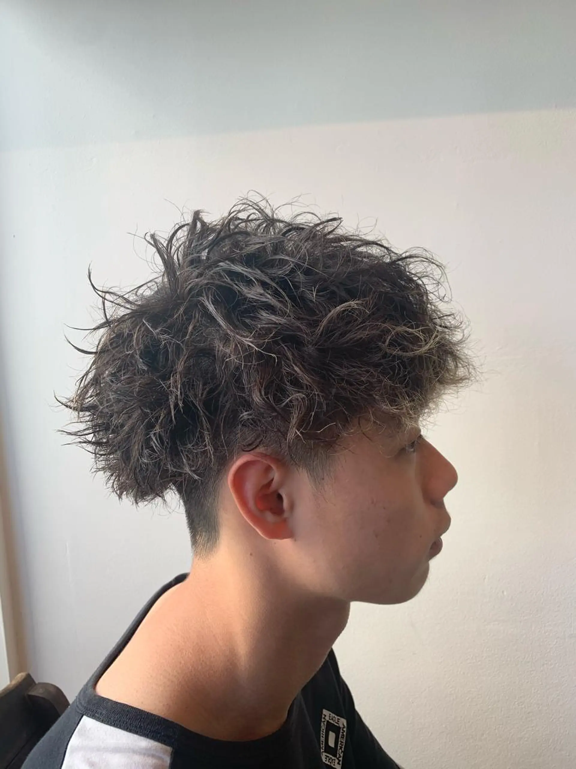ショート カット パーマ トリートメント ヘッドスパ ヘアセット 山口 竣也のヘアスタイル