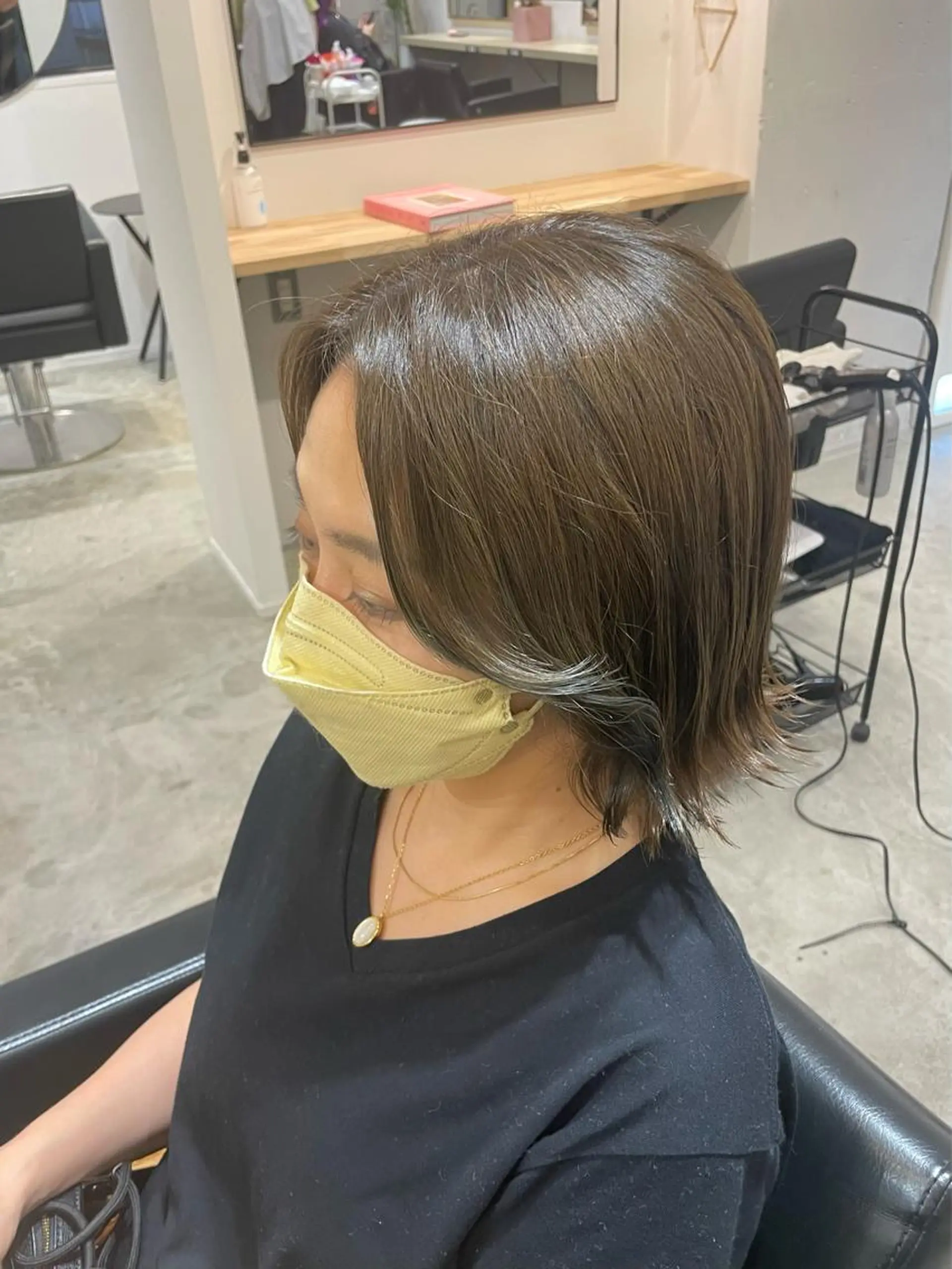 カラー 透明感カラー 伊藤 まみのヘアスタイル