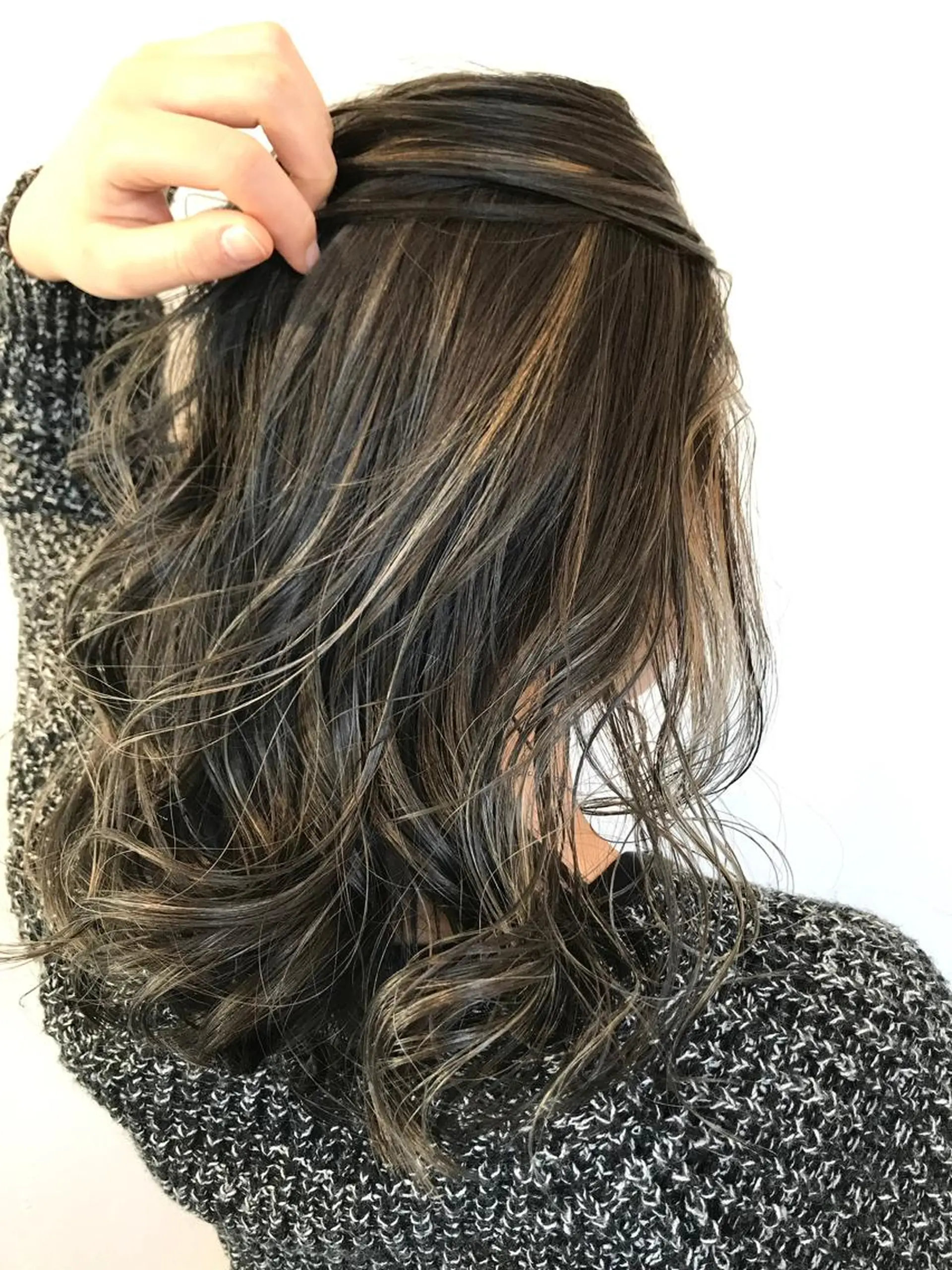 セミロング カラー ヘアカラー トリートメント 水戸内原🐜 メンズ郡司裕紀のヘアスタイル