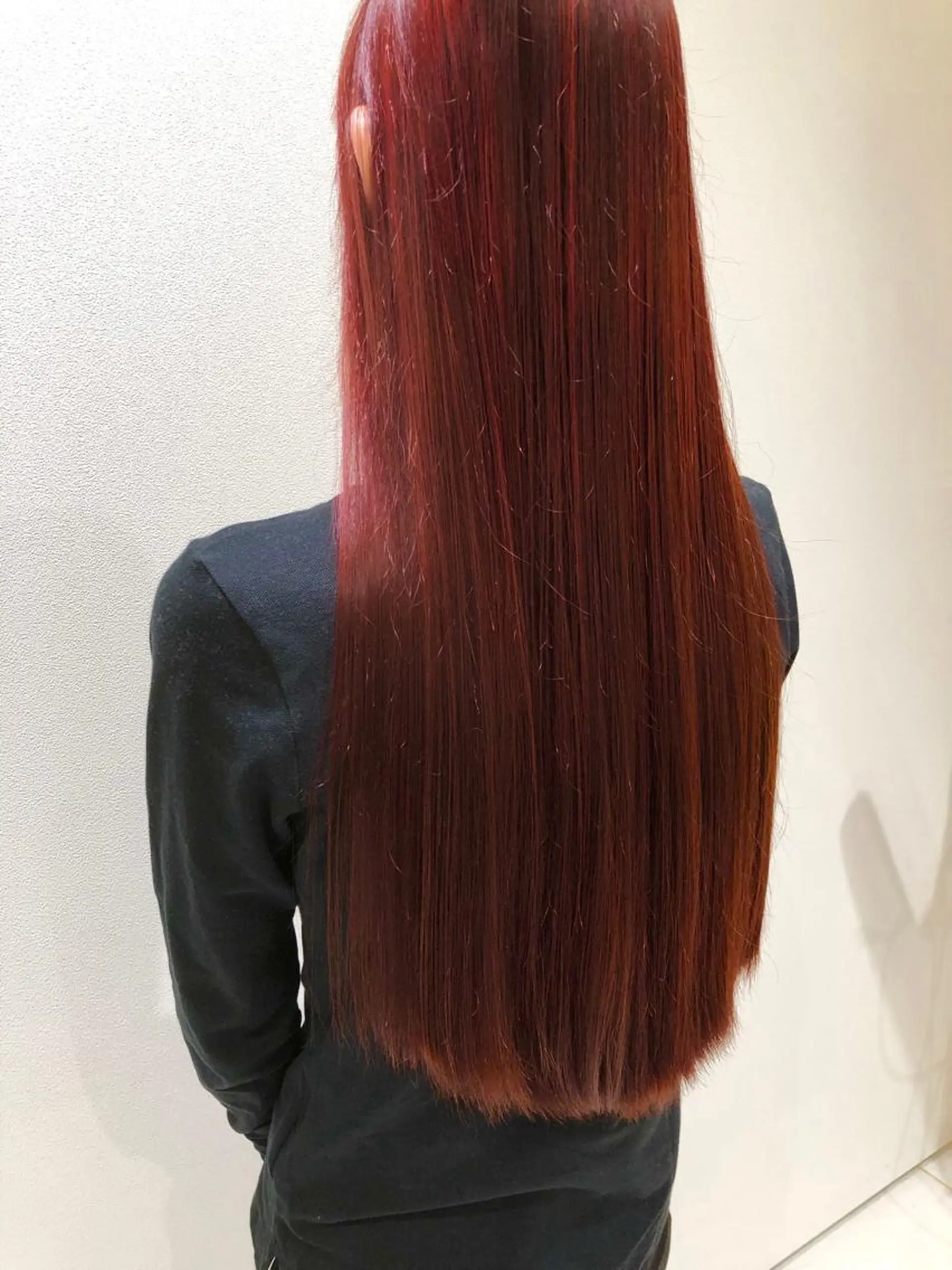 ロング カラー カシス ピンクカラー ヘアカラー トリートメント RUBEUS【ルベウス】所属・✨艶々カラー🎨 杉本賢人のヘアスタイル