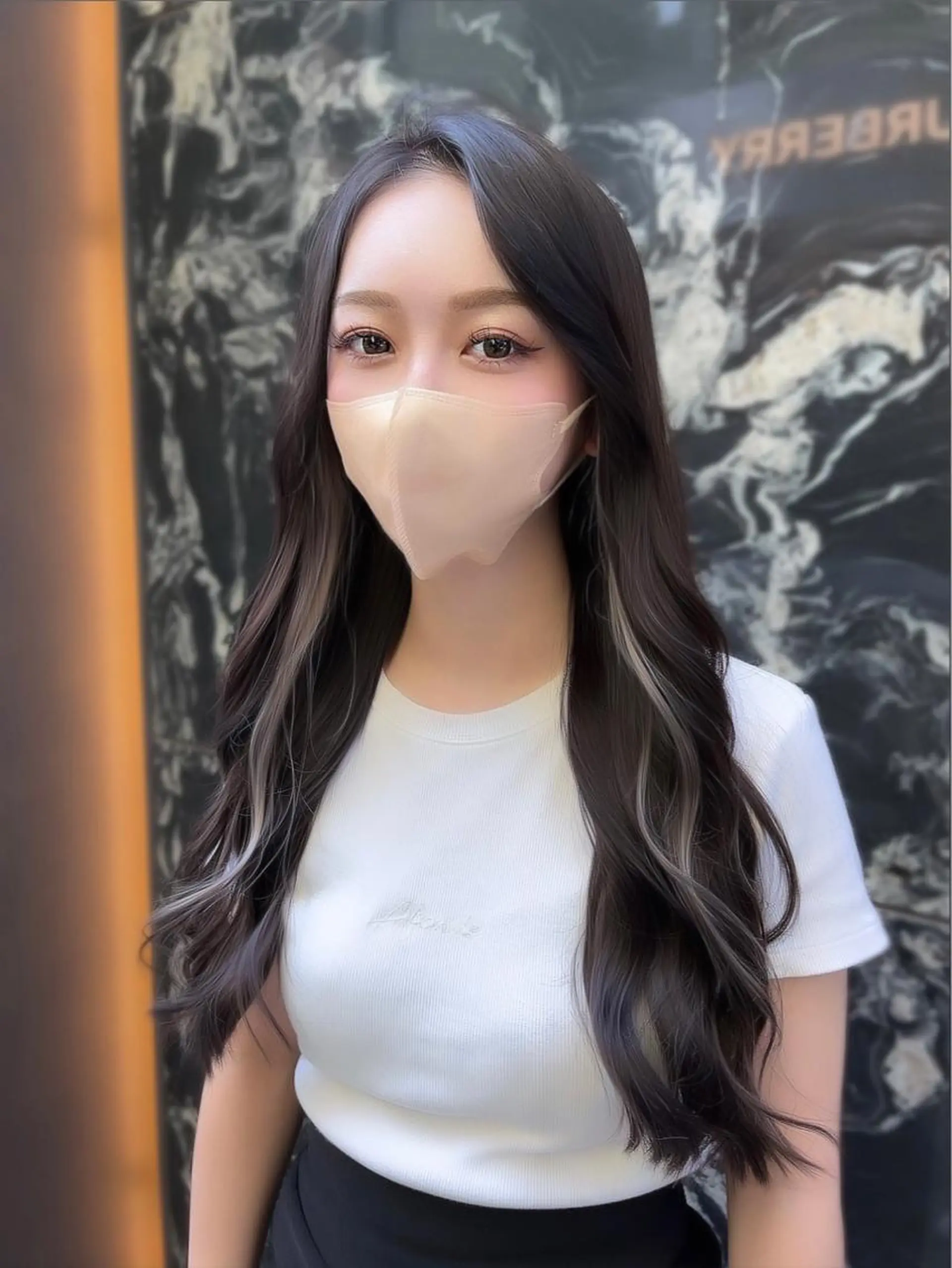 ロング カラー ヘアアレンジ 韓国ヘア/レイヤー Yan✂︎のヘアスタイル