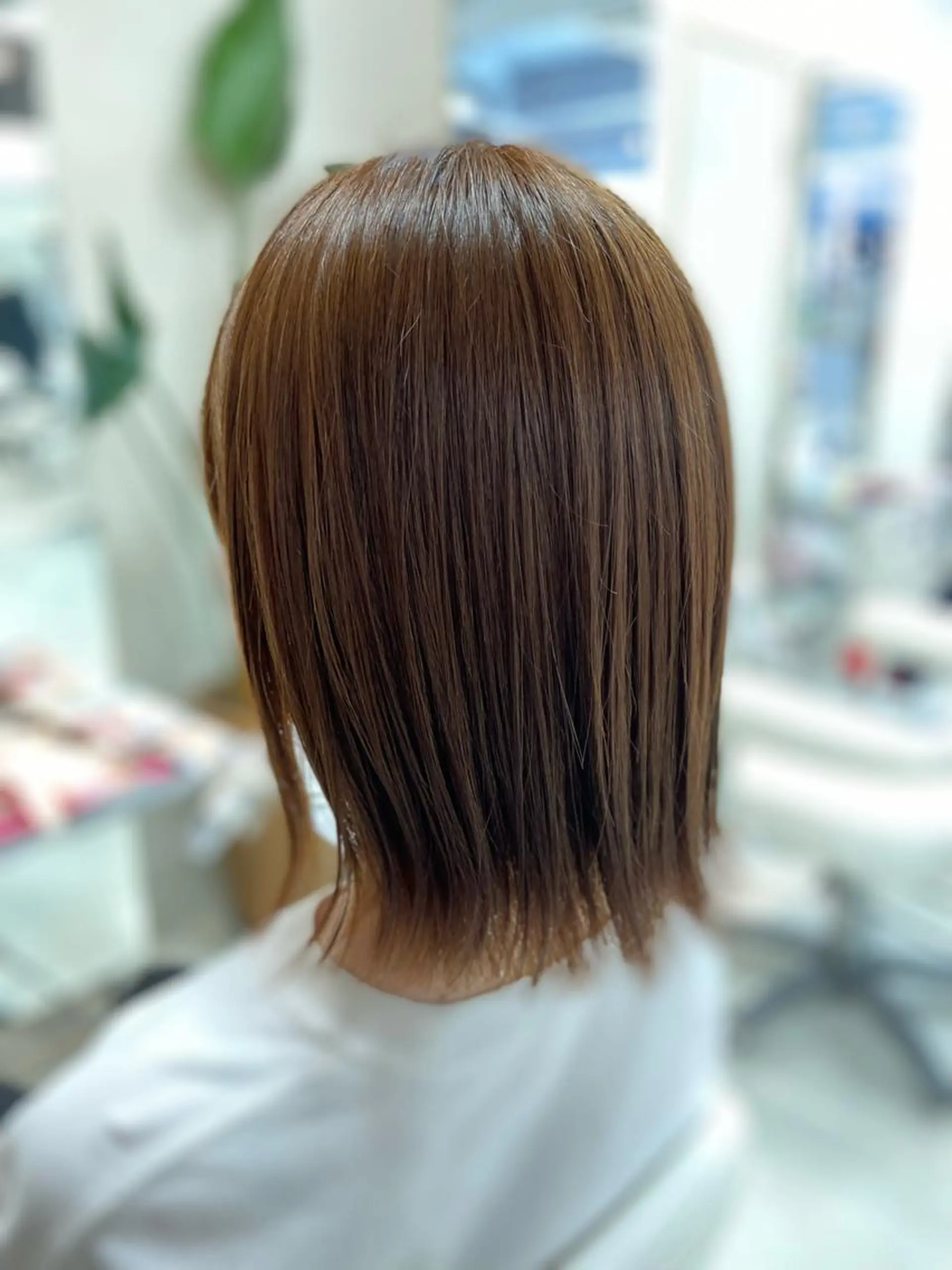 ミディアム カラー カット トリートメント 菊地 美憂のヘアスタイル