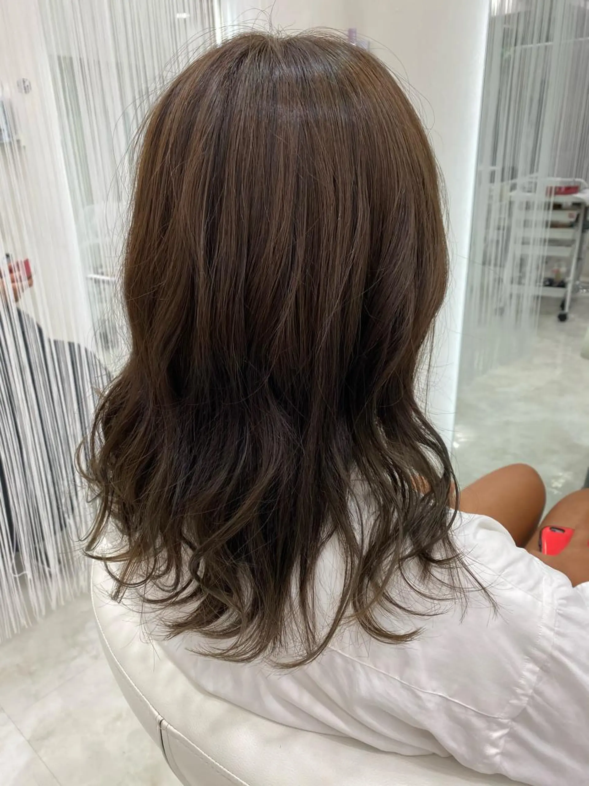 セミロング カラー ベージュカラー hair Freak所属・佐藤 祥太のヘアスタイル