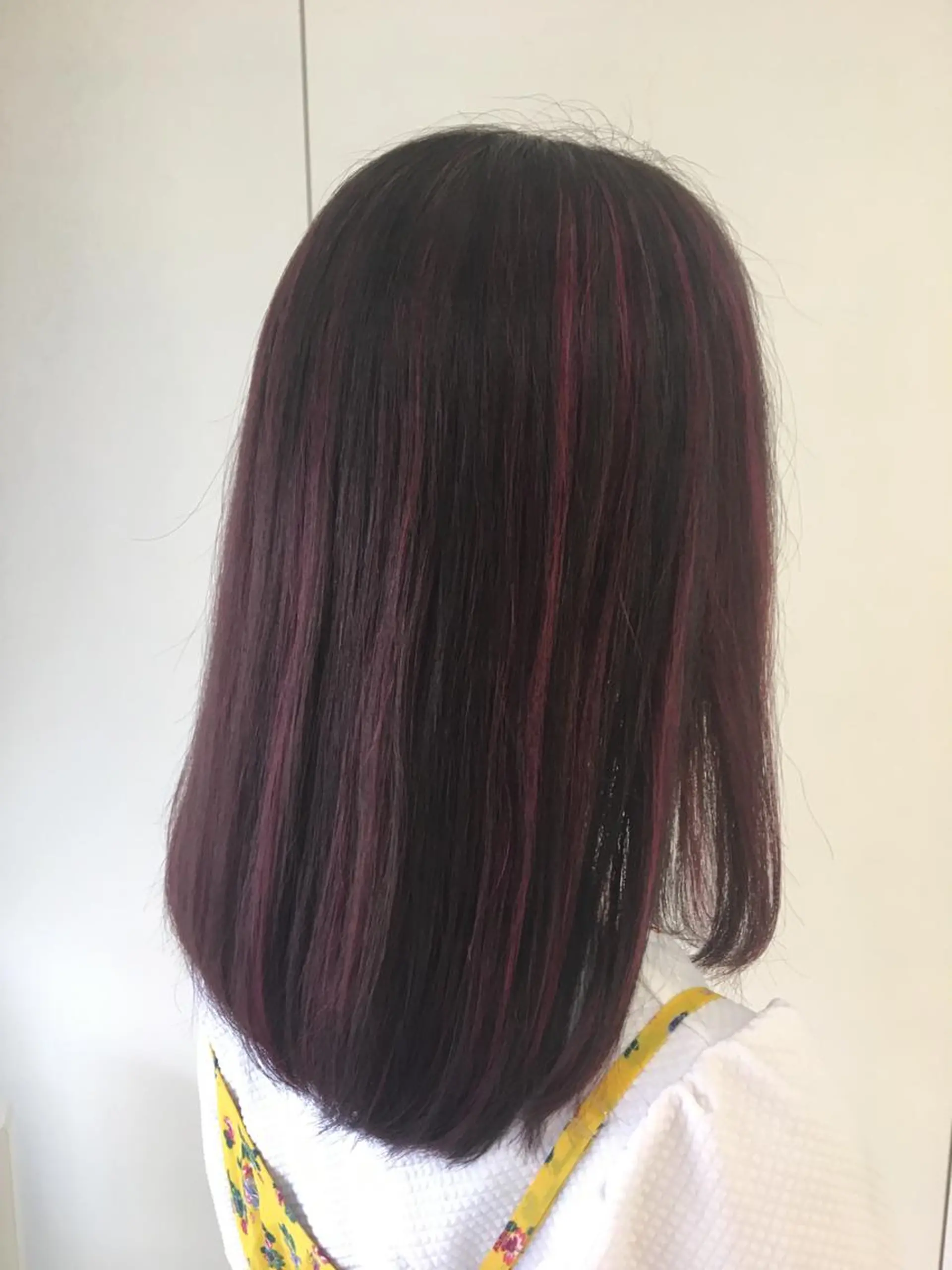 ロング カラー ハイライトカラー ハイライト カット ヘッドスパ ヘアケア・頭皮ケア デザインカラー/中田のヘアスタイル