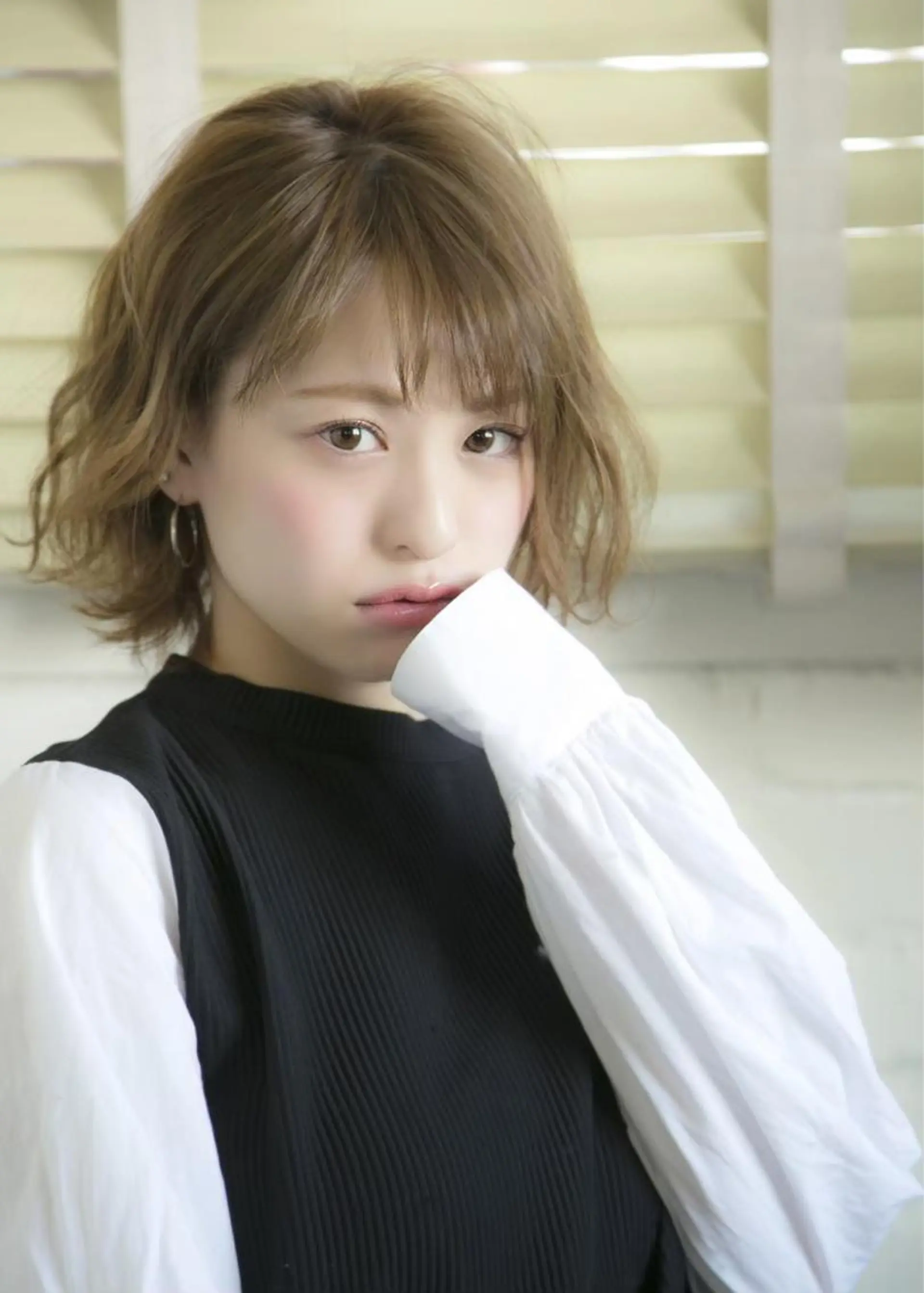 ミディアム 小顔カット トリートメント 【店長】ボブ縮毛矯正 リピートNo.1米倉のヘアスタイル