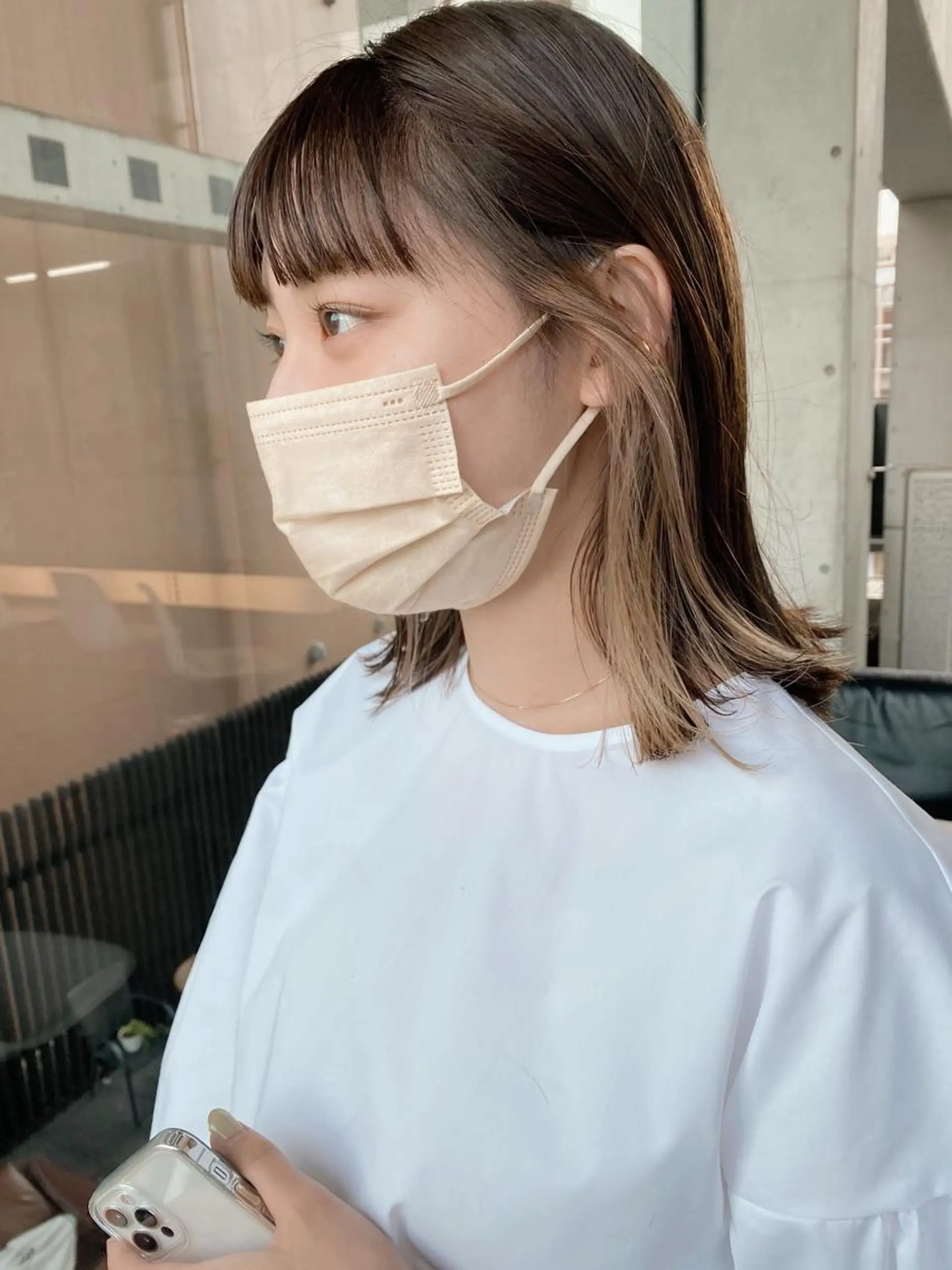 ミディアム カラー Living所属・ヨシモトリョウ 髪質改善/美髪のヘアスタイル