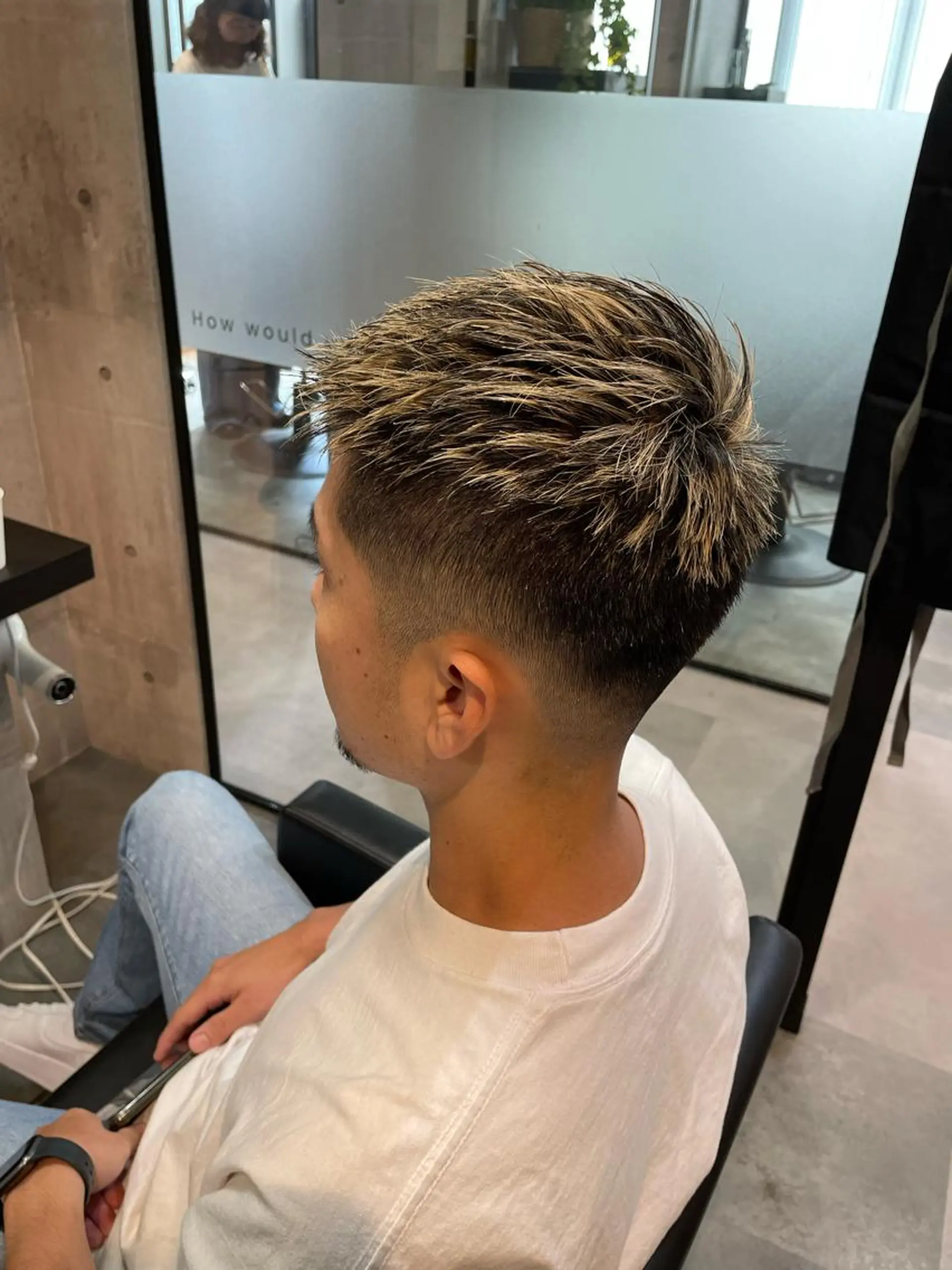 ショート カラー メンズ 👑髪質改善カラー 中垣斗希のヘアスタイル