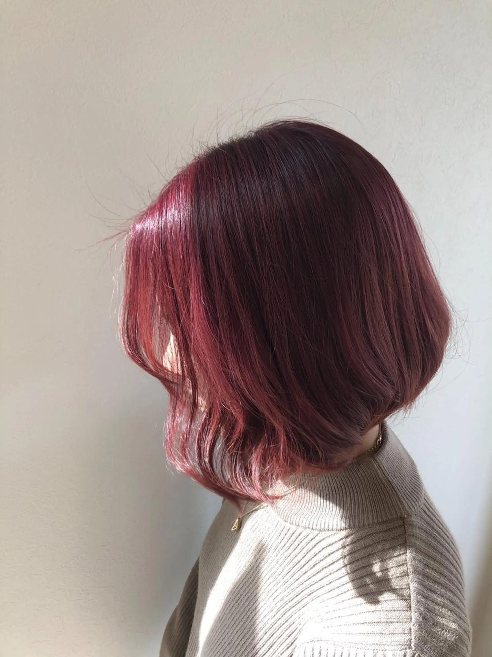 ミディアム カラー ピンクカラー ヘアカラー 「rita」 フルヤマ　ユウタのヘアスタイル