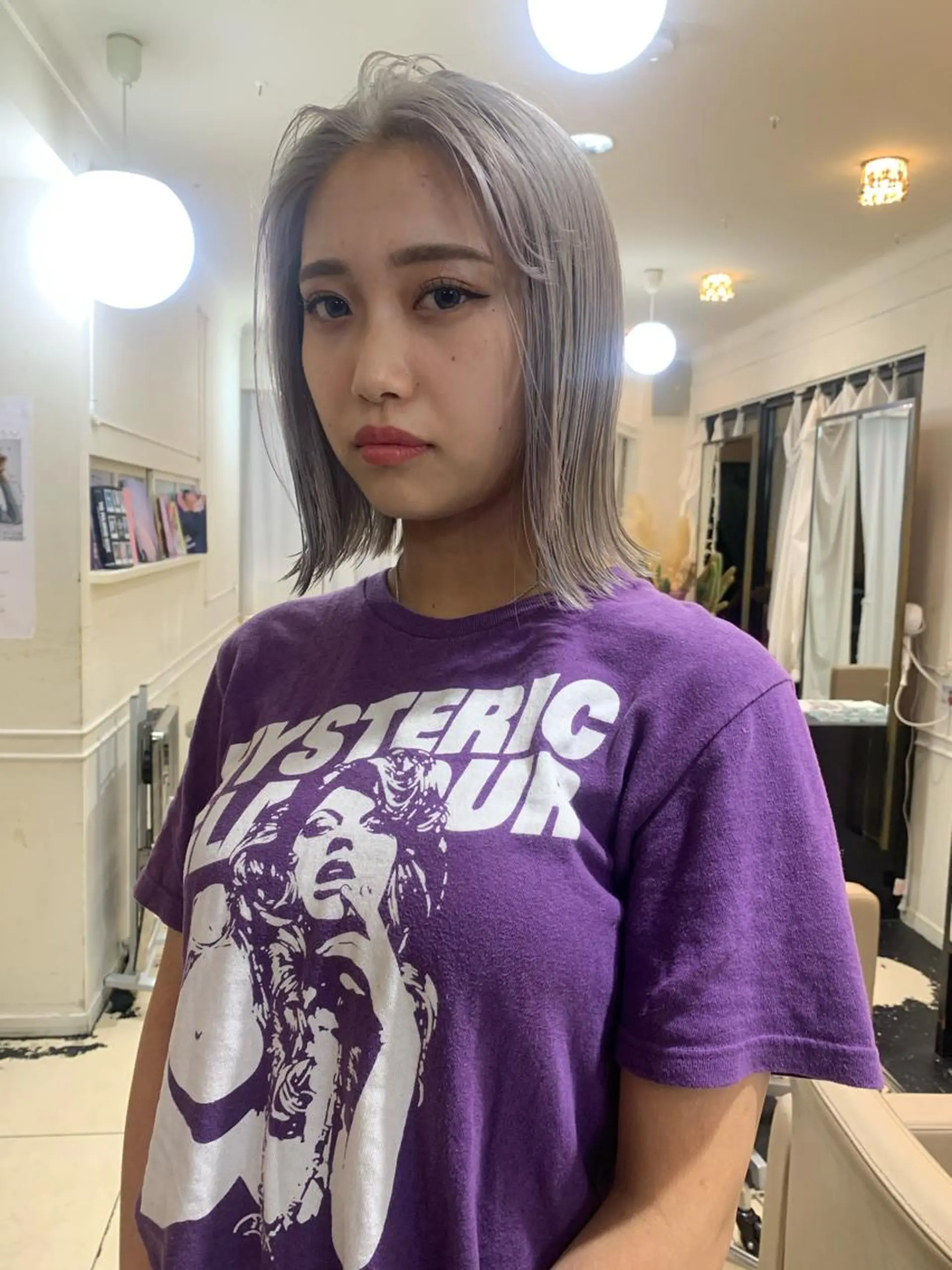 ミディアム カラー ヘアカラー トリートメント 早川 豪のヘアスタイル