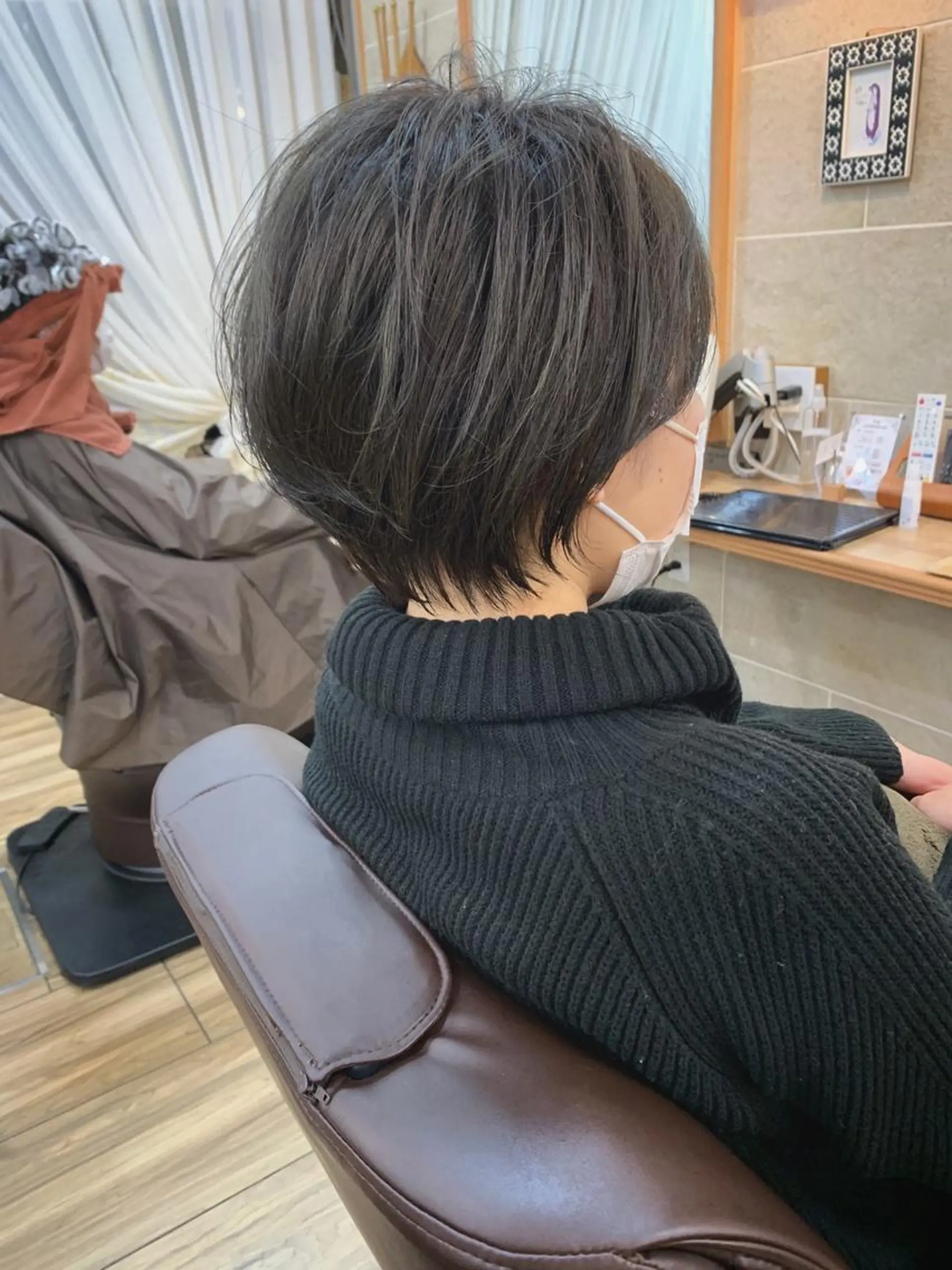 ショート ハイライト ショートヘア カット ヘアカラー トリートメント 平尾 拓也のヘアスタイル