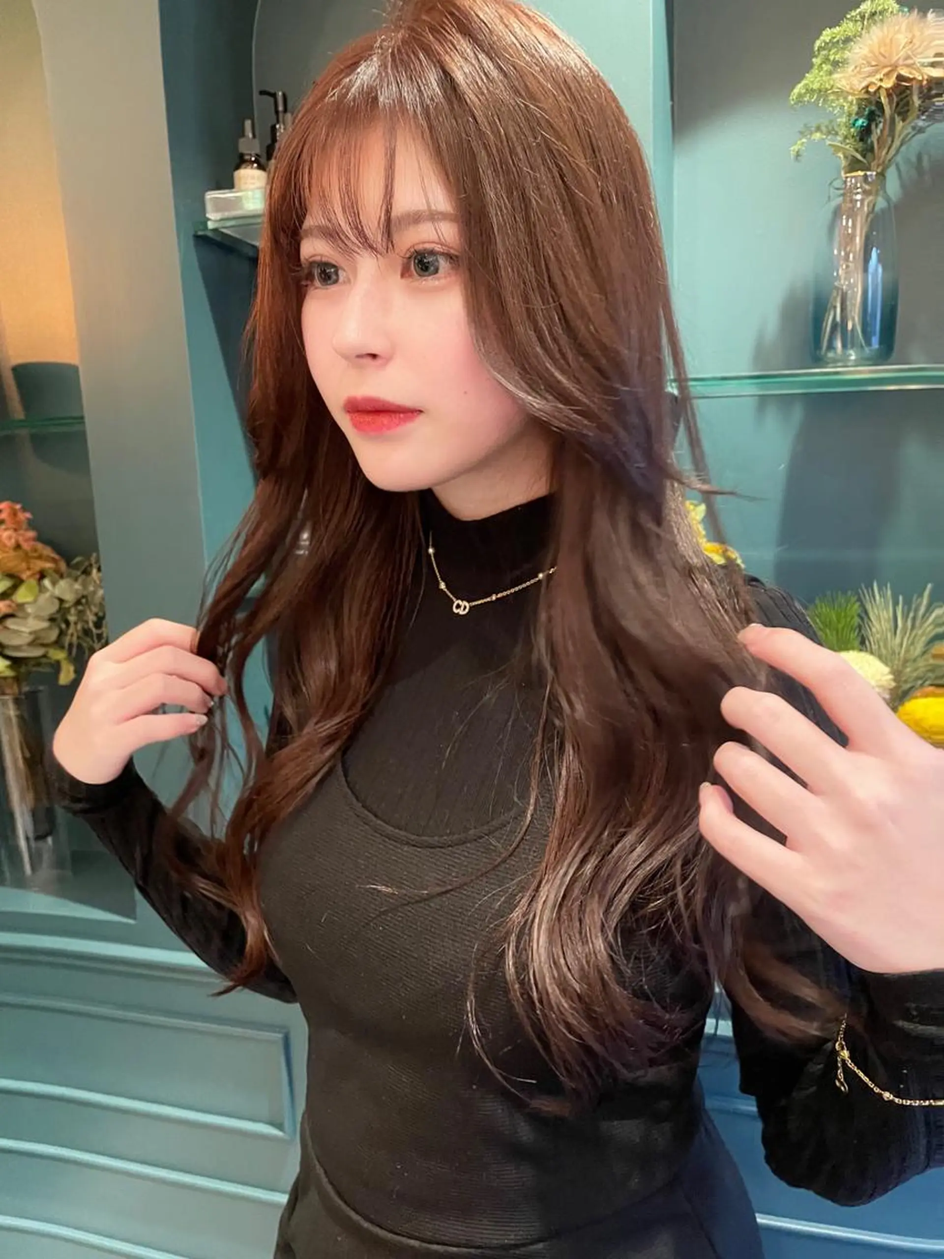 ロング カラー 圧倒的透明感カラー nana🦕のヘアスタイル