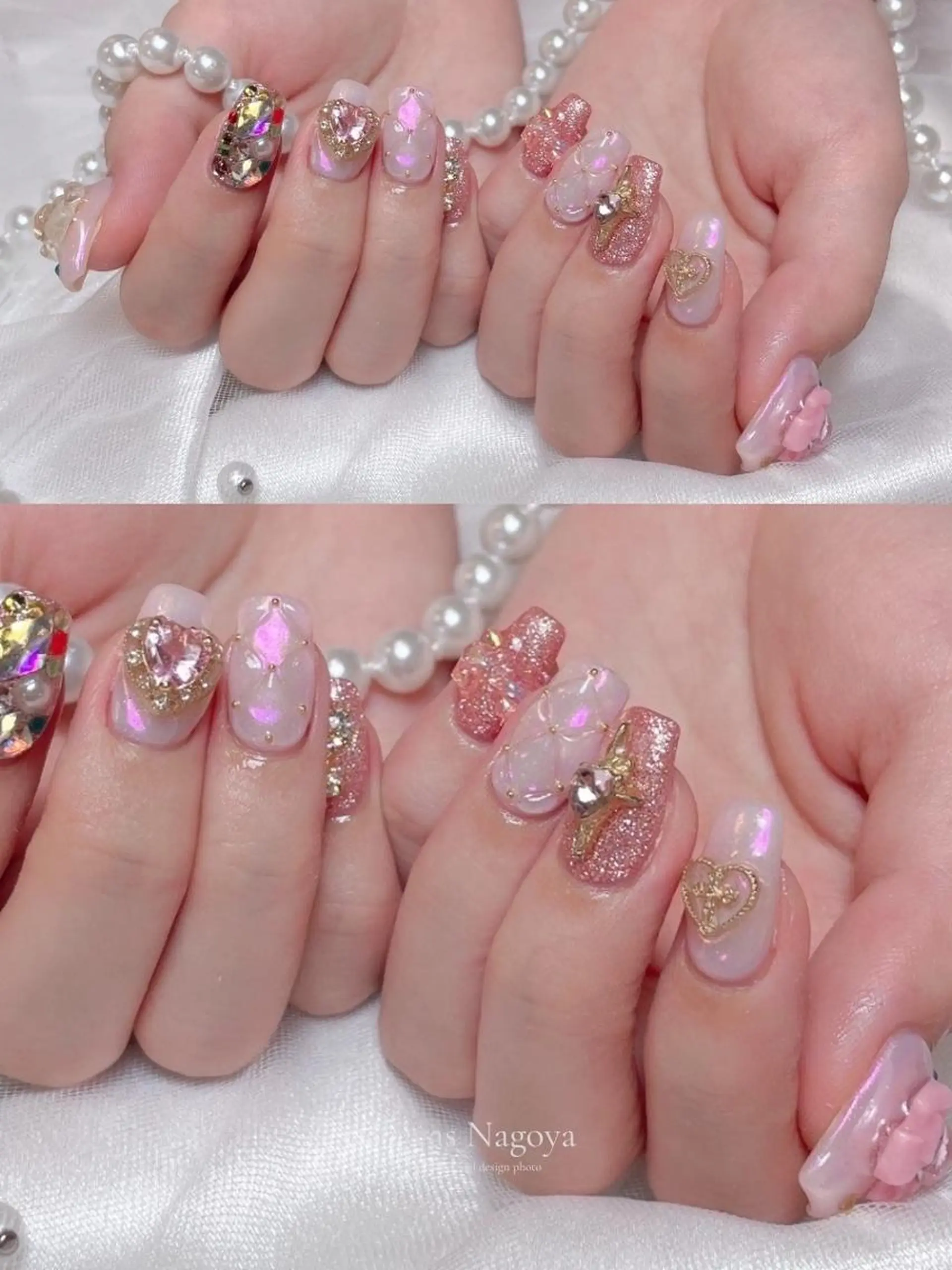 ネイル 長さ出し ジェルネイル 韓国ネイル マグネットネイル 持ち込み 🎀Sakae D.d nail🎀のネイルデザイン