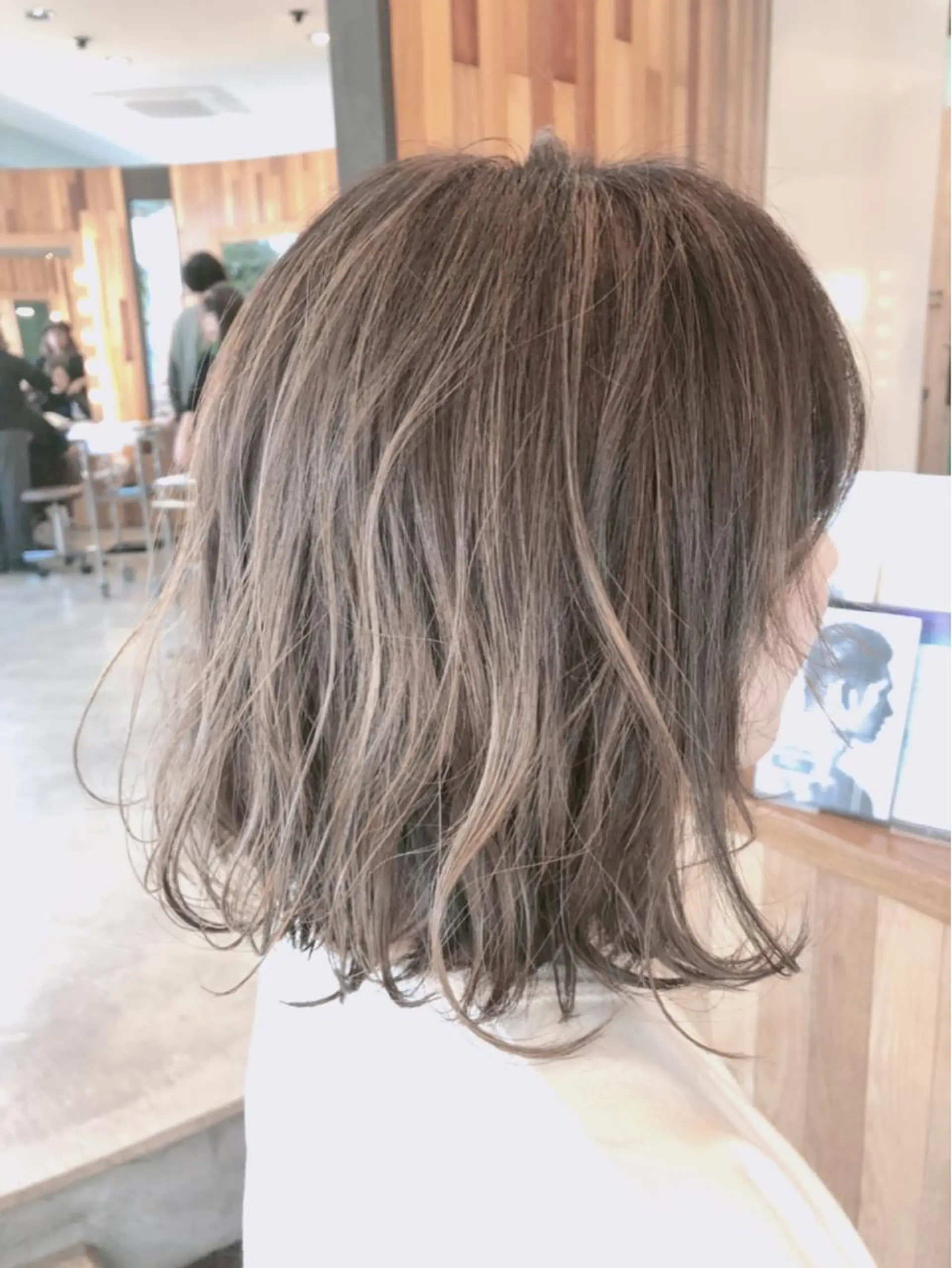 ミディアム ヘアカラー むらまつ えりこのヘアスタイル