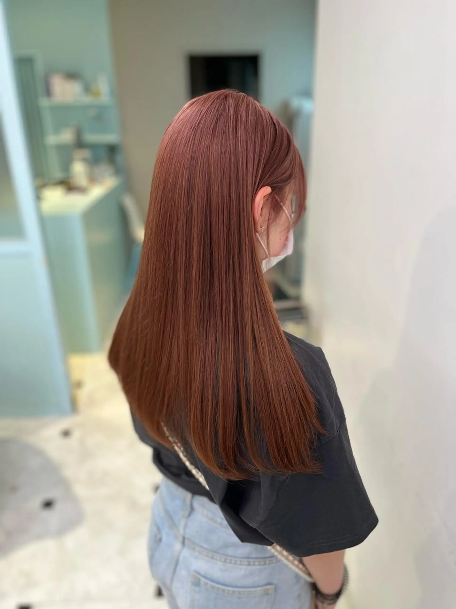 セミロング カラー ヘアアレンジ ヘアカラー トリートメント ヘアセット 愛されカラー🩷 はるなのヘアスタイル