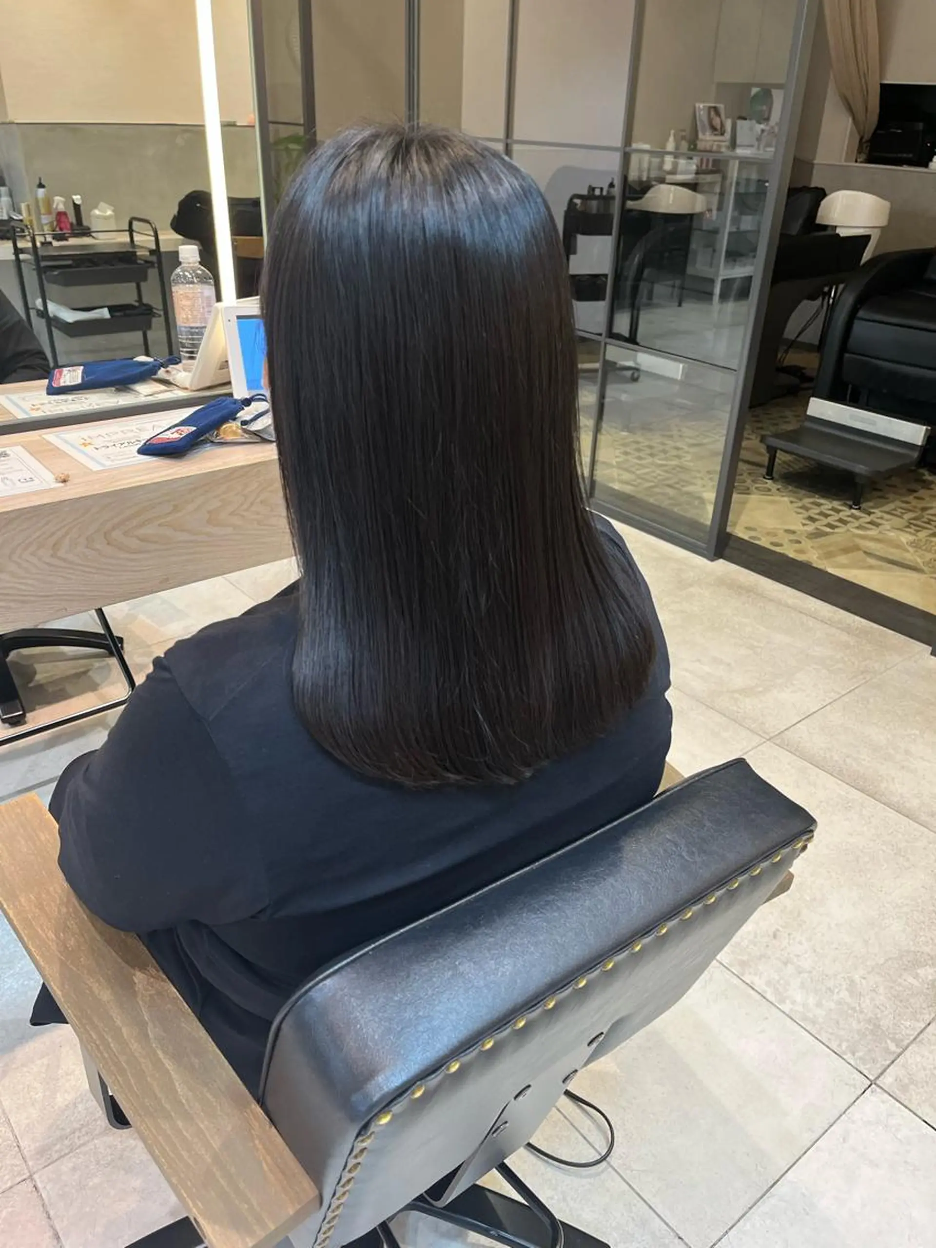 パーマ 縮毛矯正 ニュアンスパーマ 曲がる縮毛矯正 爲石のヘアスタイル