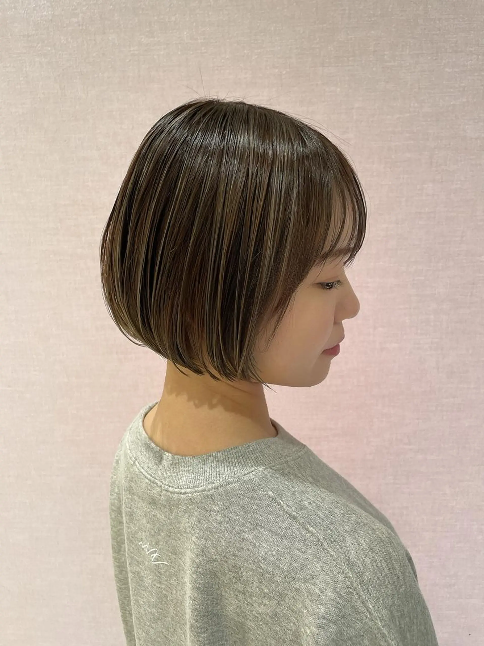 ショート カラー ショートボブ ブリーチ ボブ くせ毛 髪質改善 カット ヘアカラー 縮毛矯正 トリートメント フリーランス美容師 TAMIOのヘアスタイル