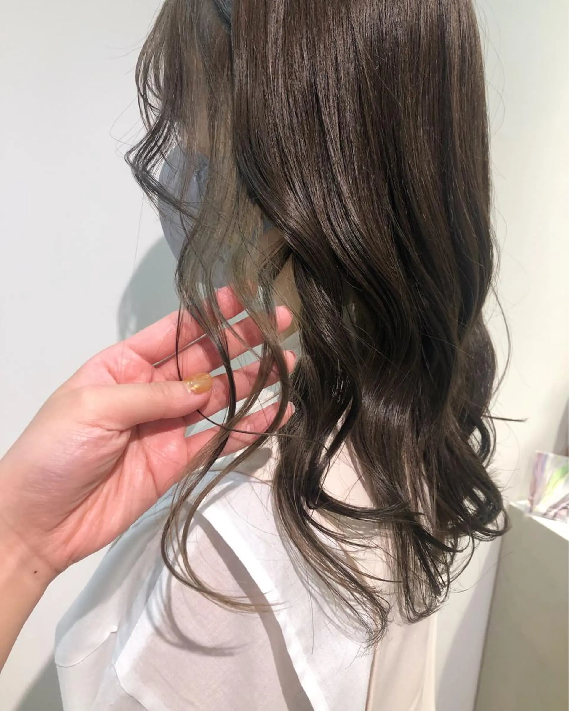 セミロング カラー ヘアカラー お顔まわりカット/ 暖色カラー🍑Amiのその他イメージ