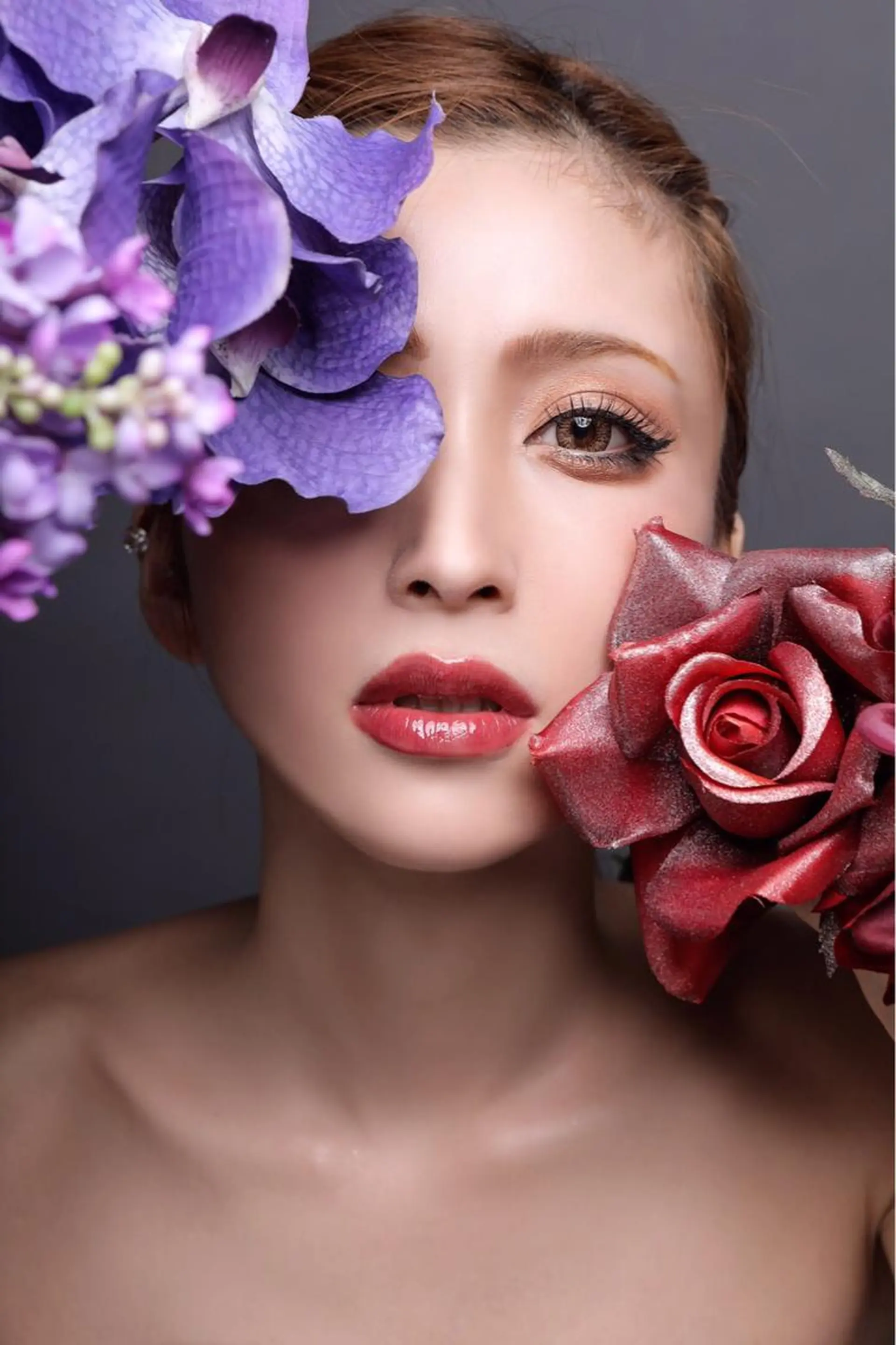 ロング カラー パーマ ヘアアレンジ メンズ キッズ ネイル マツエク・マツパ 学生(メンズ向け) グラデーションカラー ユニコーンカラー 付け放題 ゴージャス NAILSGOGO shibuyaのネイルデザイン