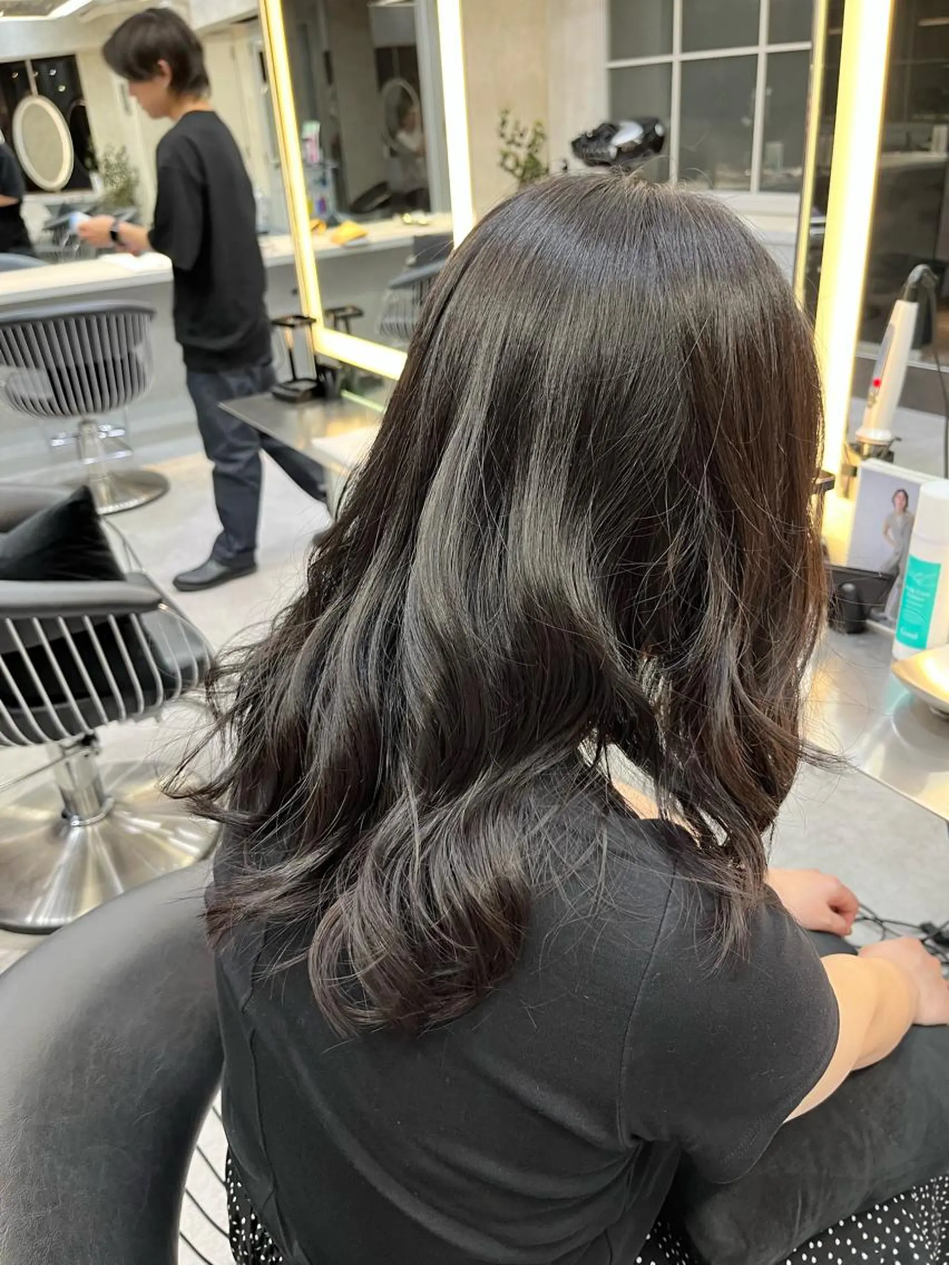 セミロング 池袋/似合わせ/縮毛 髪質改善【ugen】のヘアスタイル