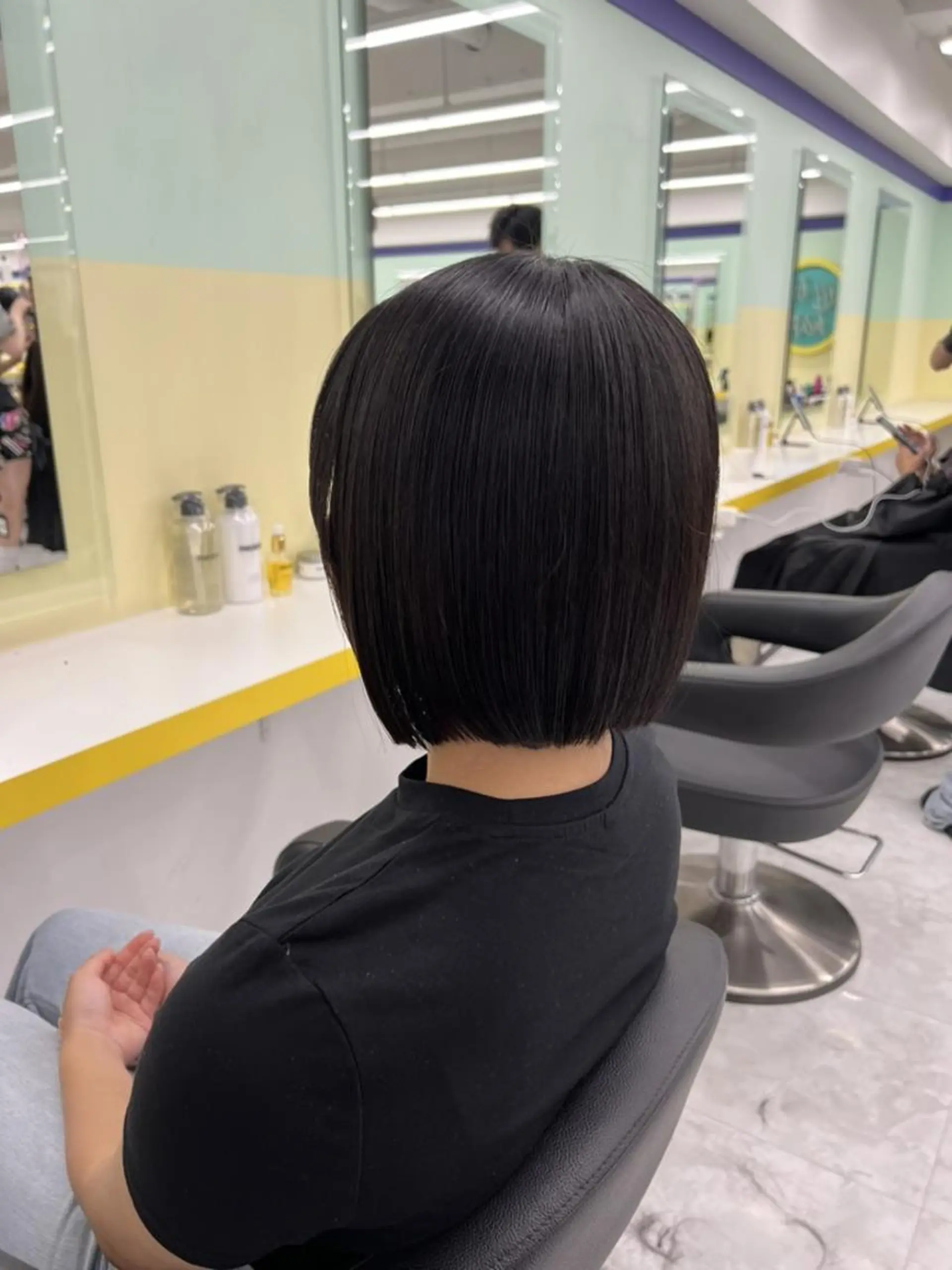カラー 🍀暗め透け感🍀 赤み消しカラー🍀のヘアスタイル