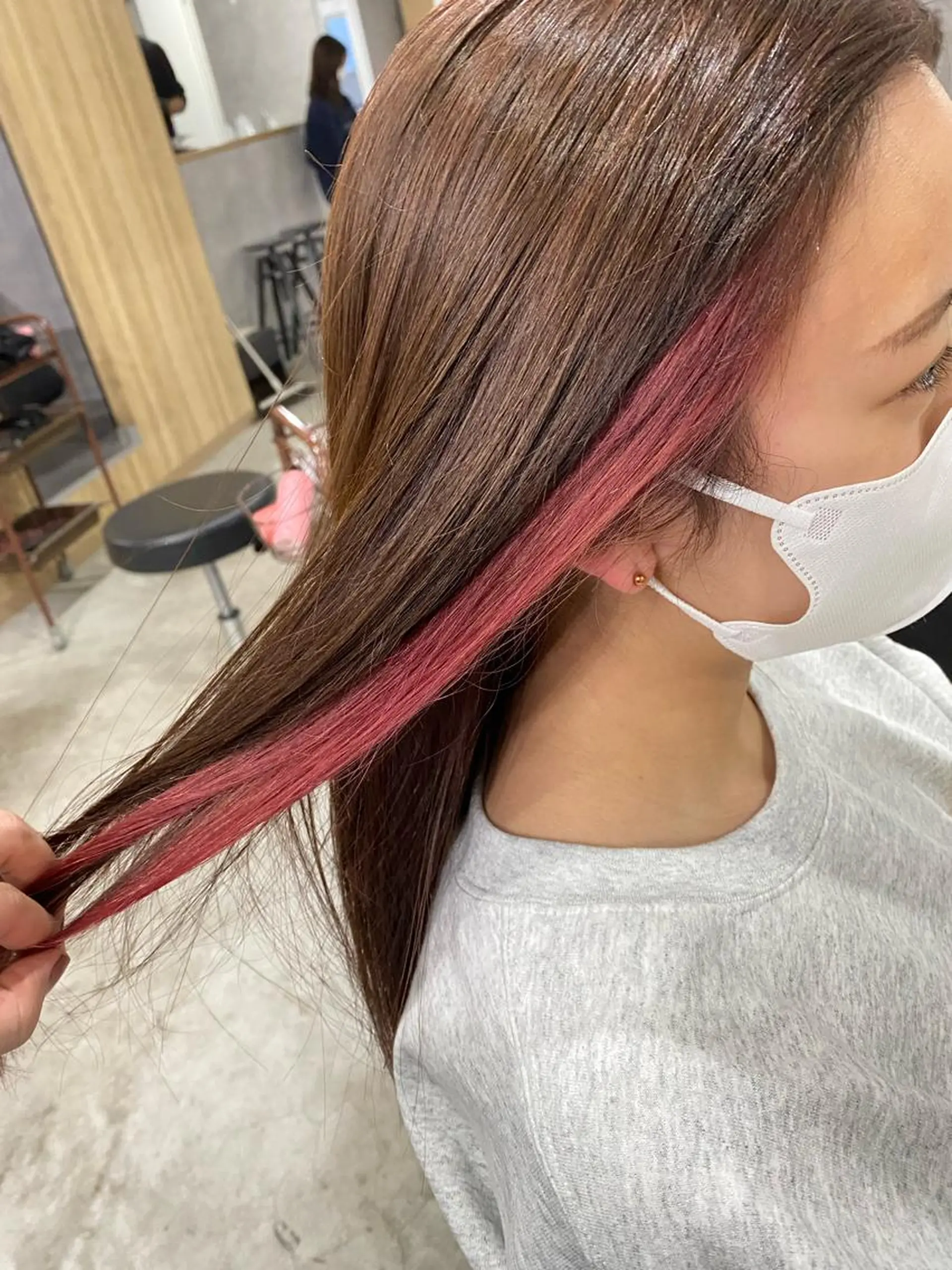 セミロング カラー ヘアカラー トリートメント レイヤー/メンズ 手塚奨のヘアスタイル