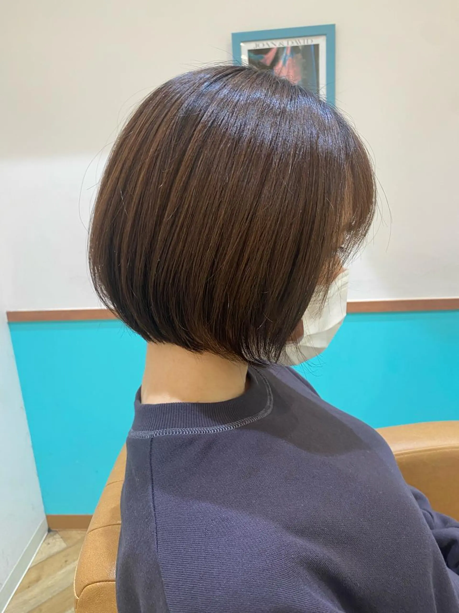 ショート カット トリートメント ボブ韓国風レイヤー 髪質改善/畠中ケントのヘアスタイル