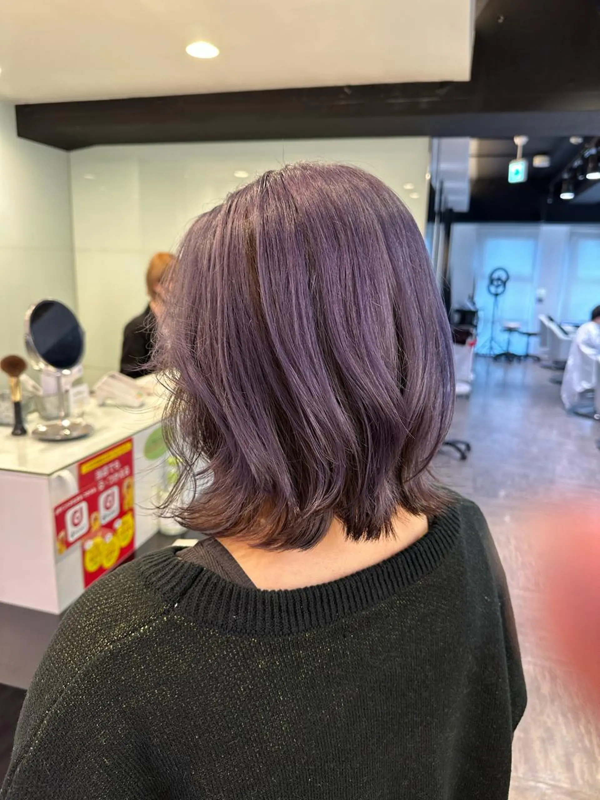 ミディアム カラー ヘアカラー ボブ/レイヤー ROKUのヘアスタイル