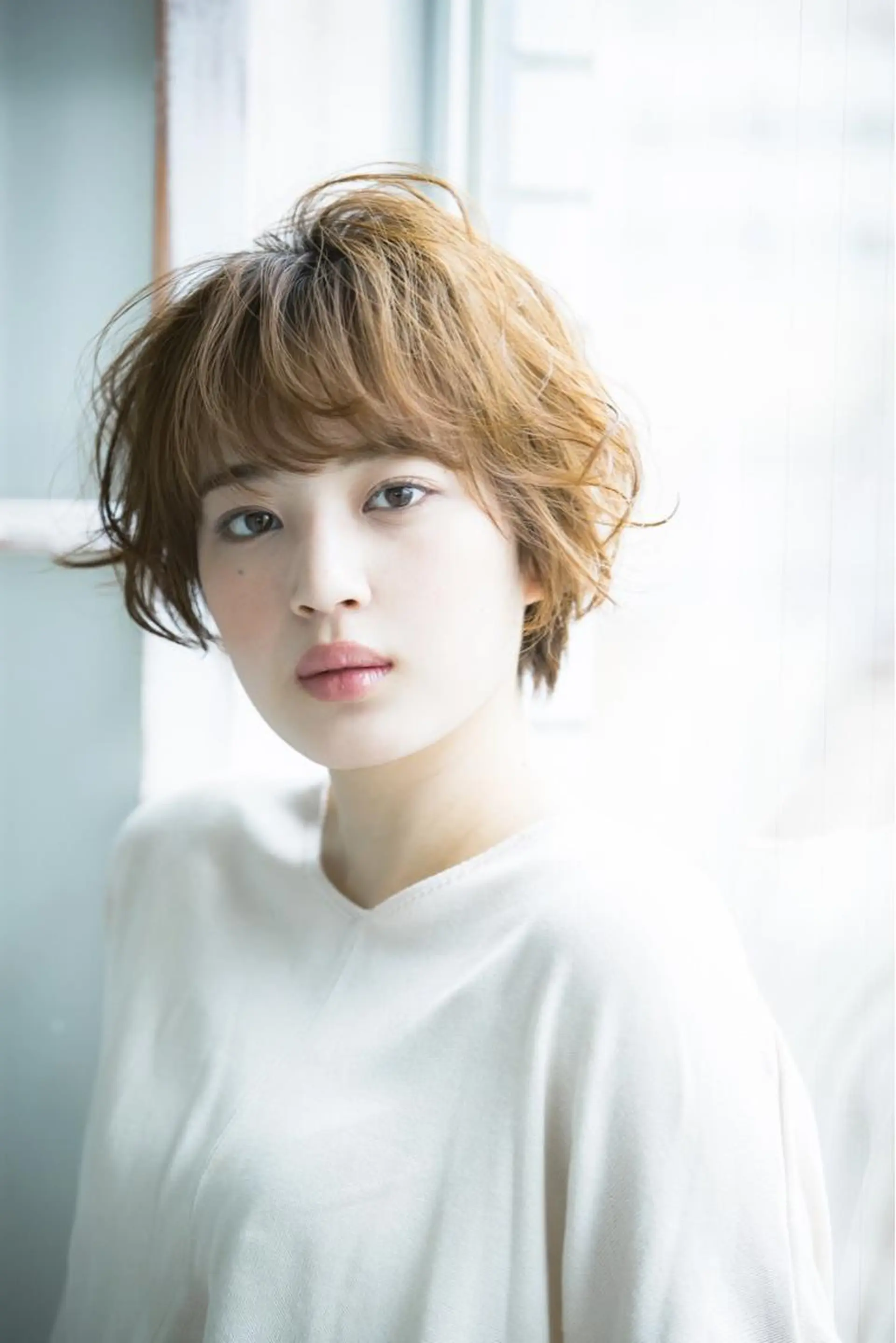 ショート カラー パーマ カット パーマ Blossom大塚 ディレクター永野のヘアスタイル