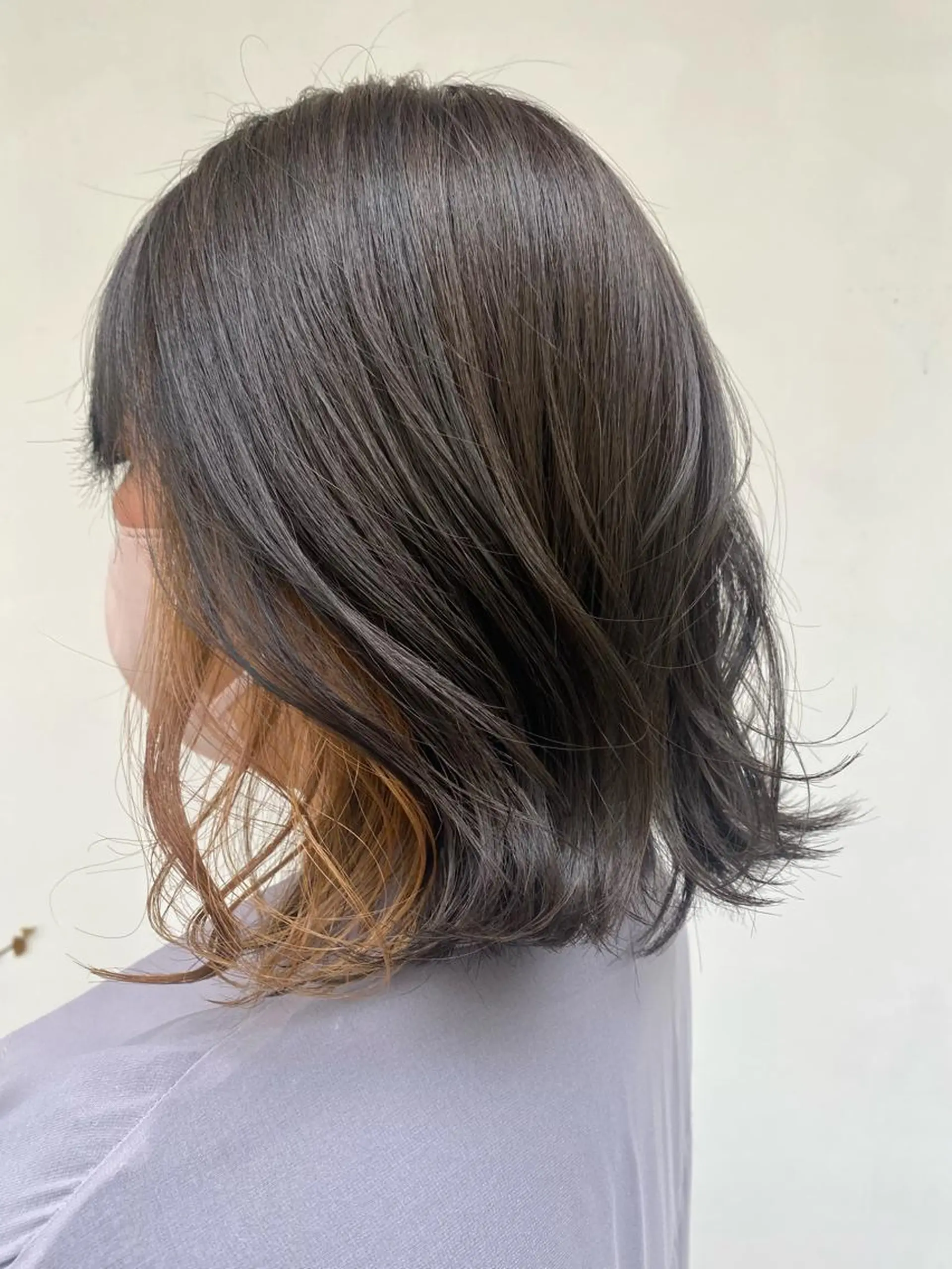 ミディアム カラー インナーカラー NATSUKI😸 ‪✂︎‬南森町美容室のヘアスタイル