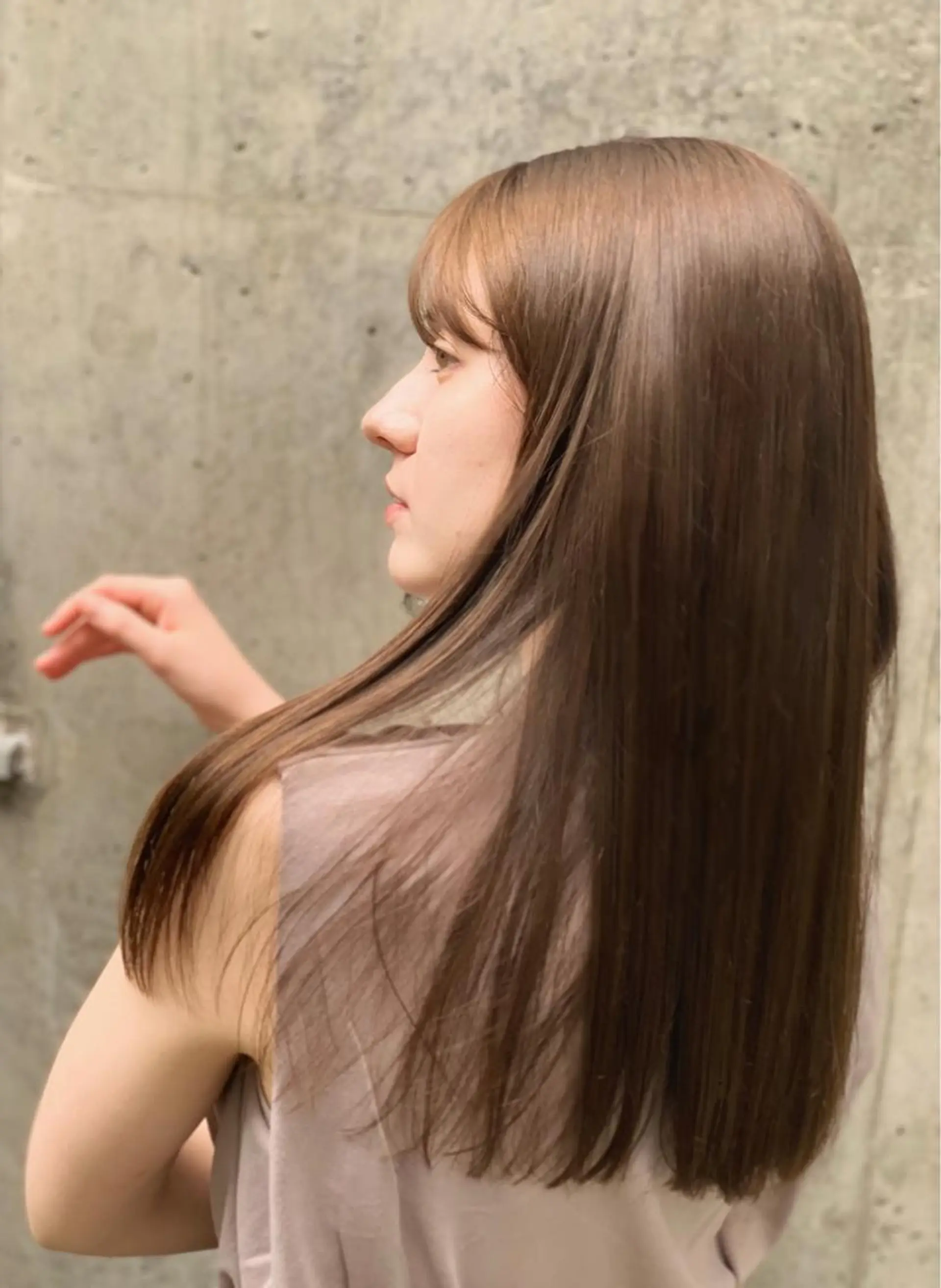 ロング カラー ヘアカラー トリートメント I-CON所属・髪質改善/美髪のプ口 中島みきのヘアスタイル