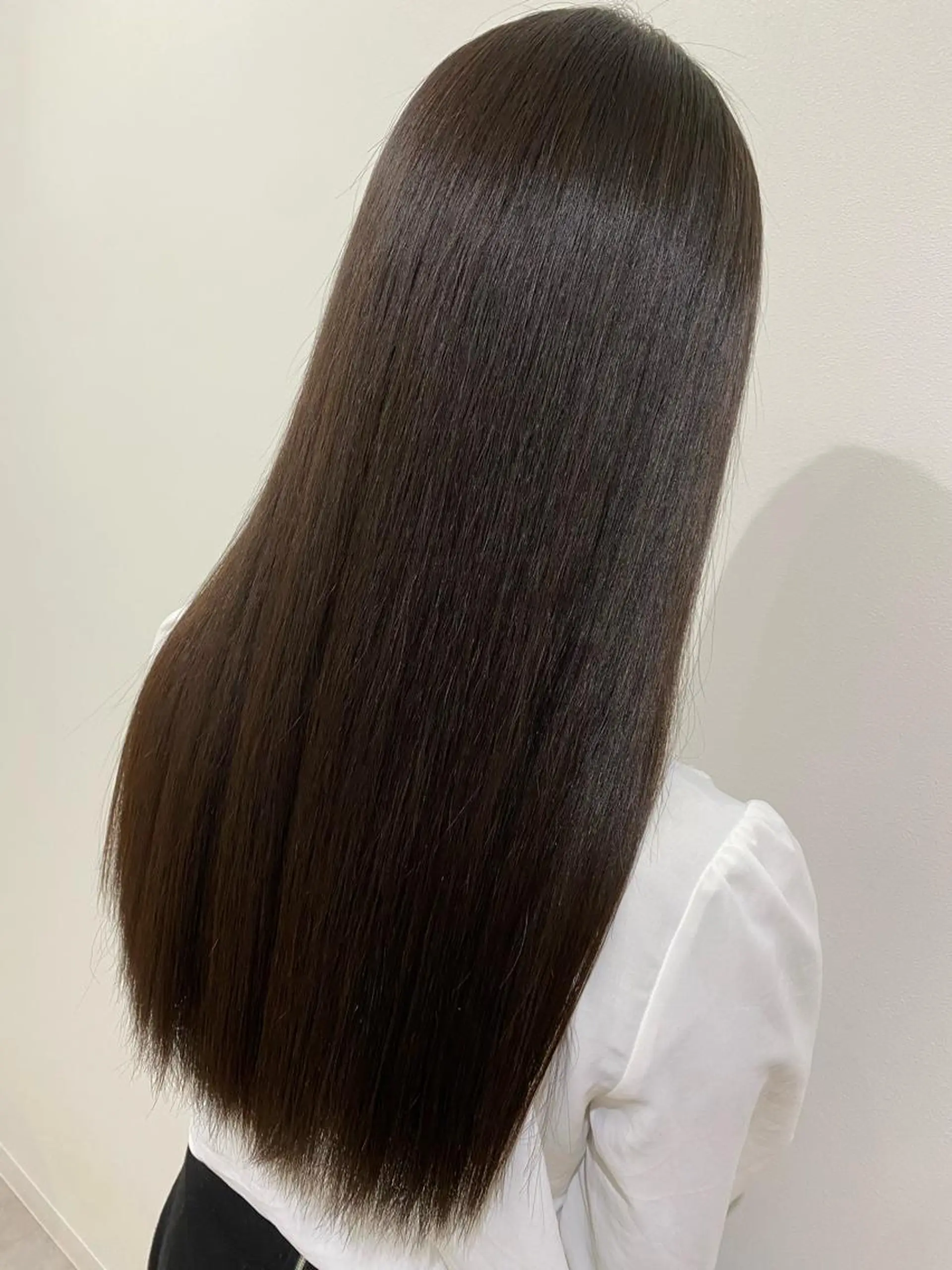 ロング 縮毛矯正 トリートメント 【乾かすだけで革命】 早矢仕正志のヘアスタイル