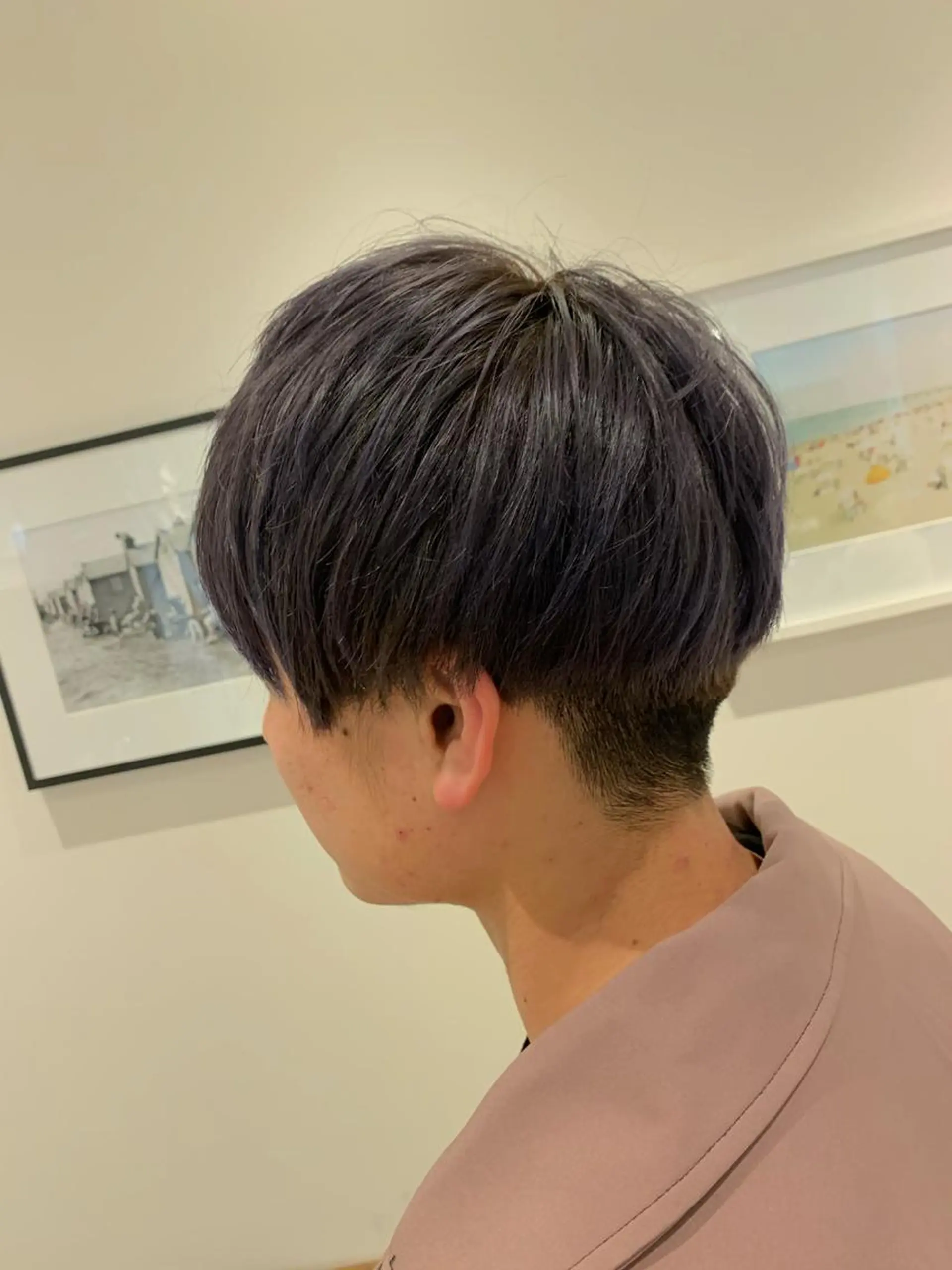 カラー メンズ マッシュ Lolonois梅田 /Okazaki:)のヘアスタイル