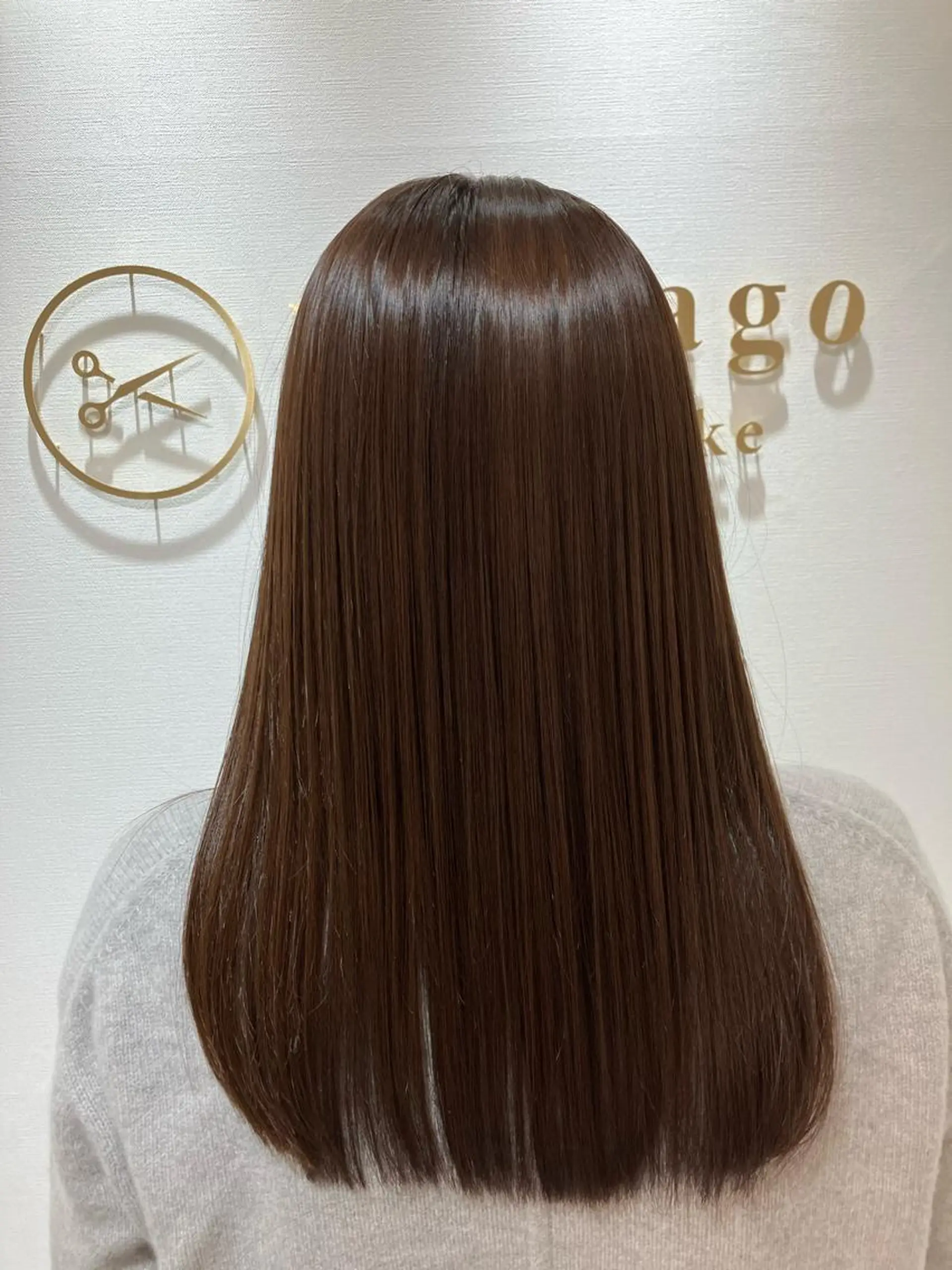 ロング カット ヘアカラー トリートメント 関内 髪質改善 特化 re:Magoのヘアスタイル
