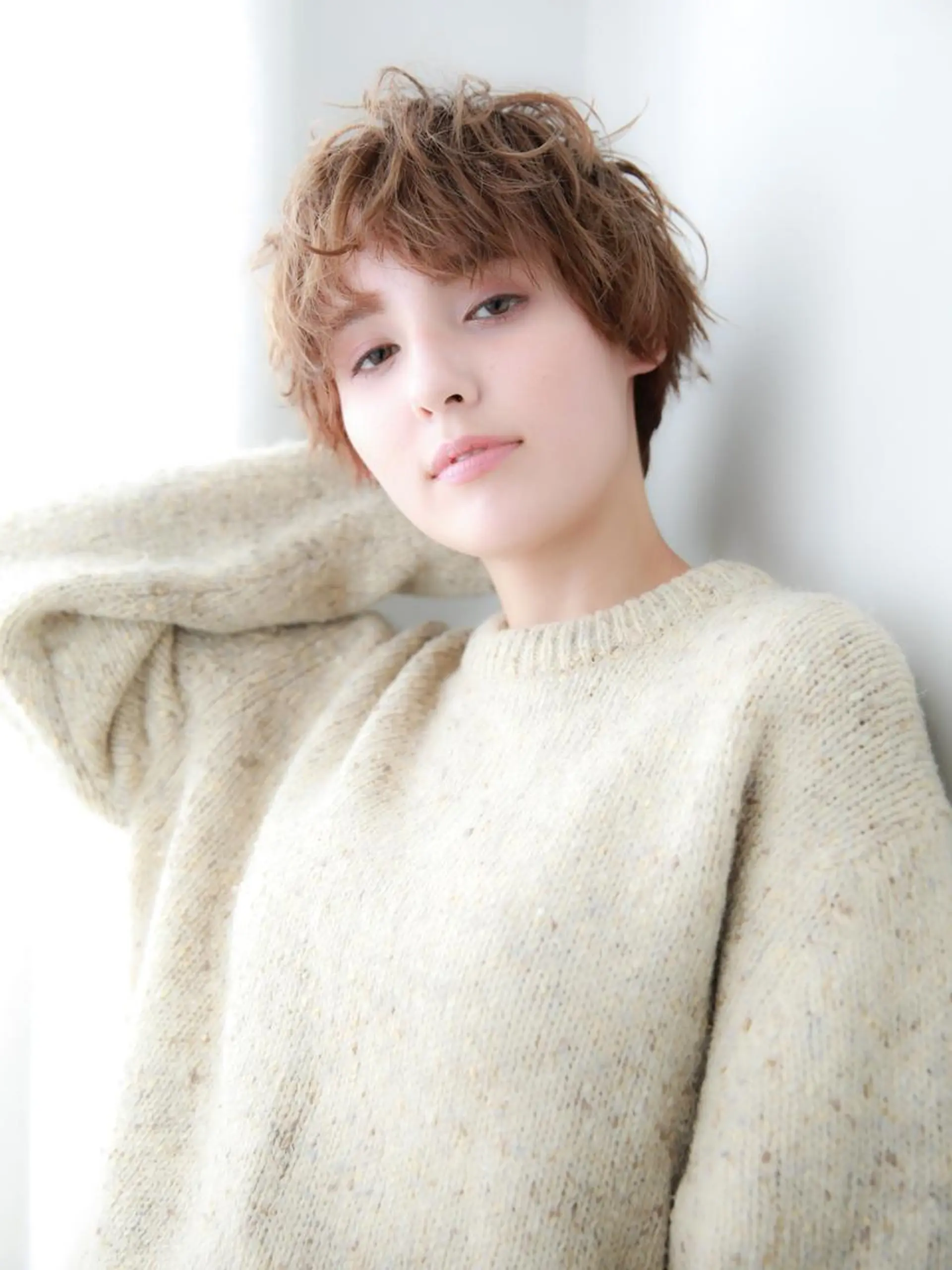 ショート カラー パーマ 山下 直人のヘアスタイル