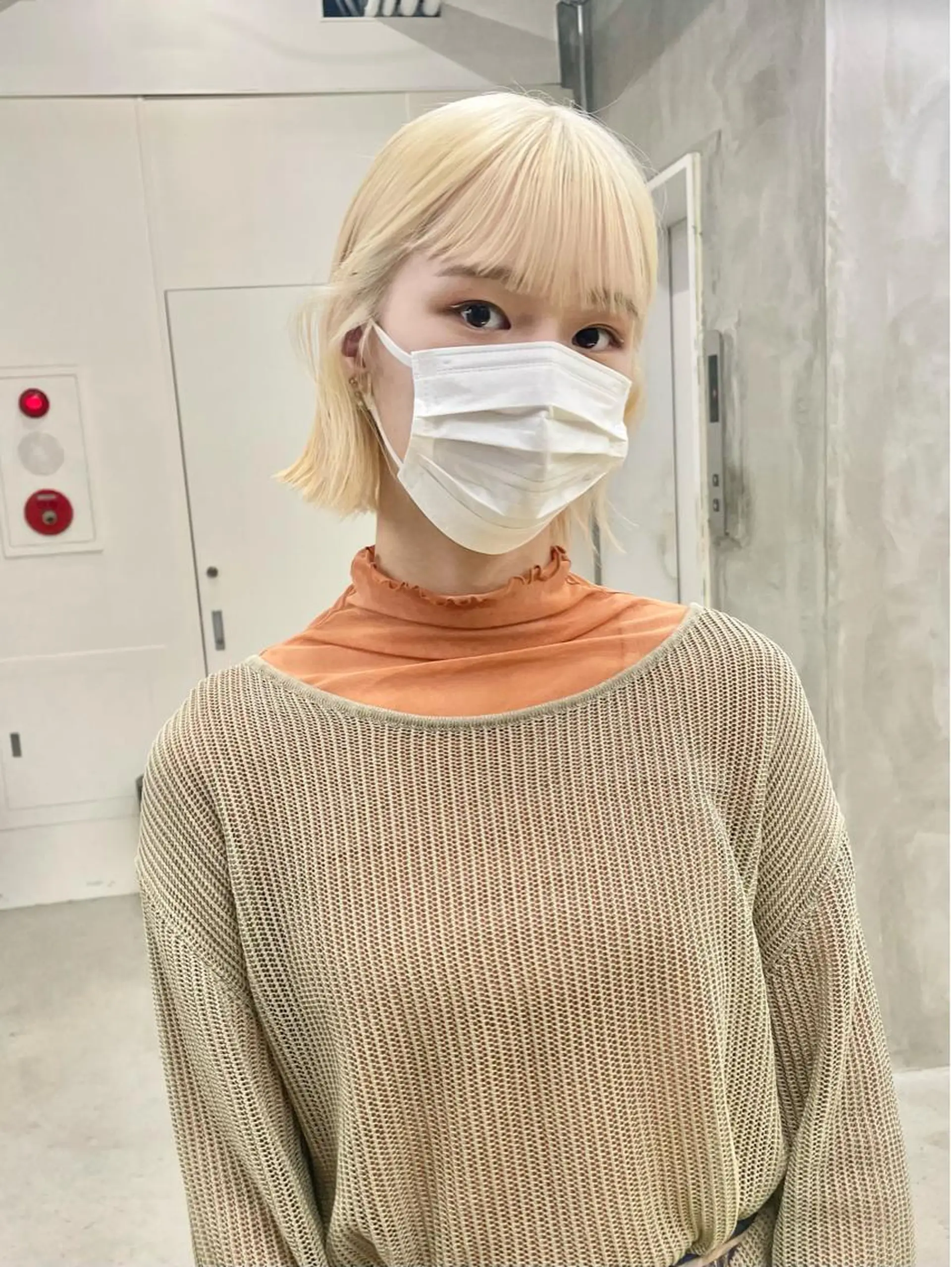 ミディアム カラー パーマ ヘアアレンジ メンズ ヘアカラー トリートメント ハイトーン/レイヤー 🌸さくらのヘアスタイル