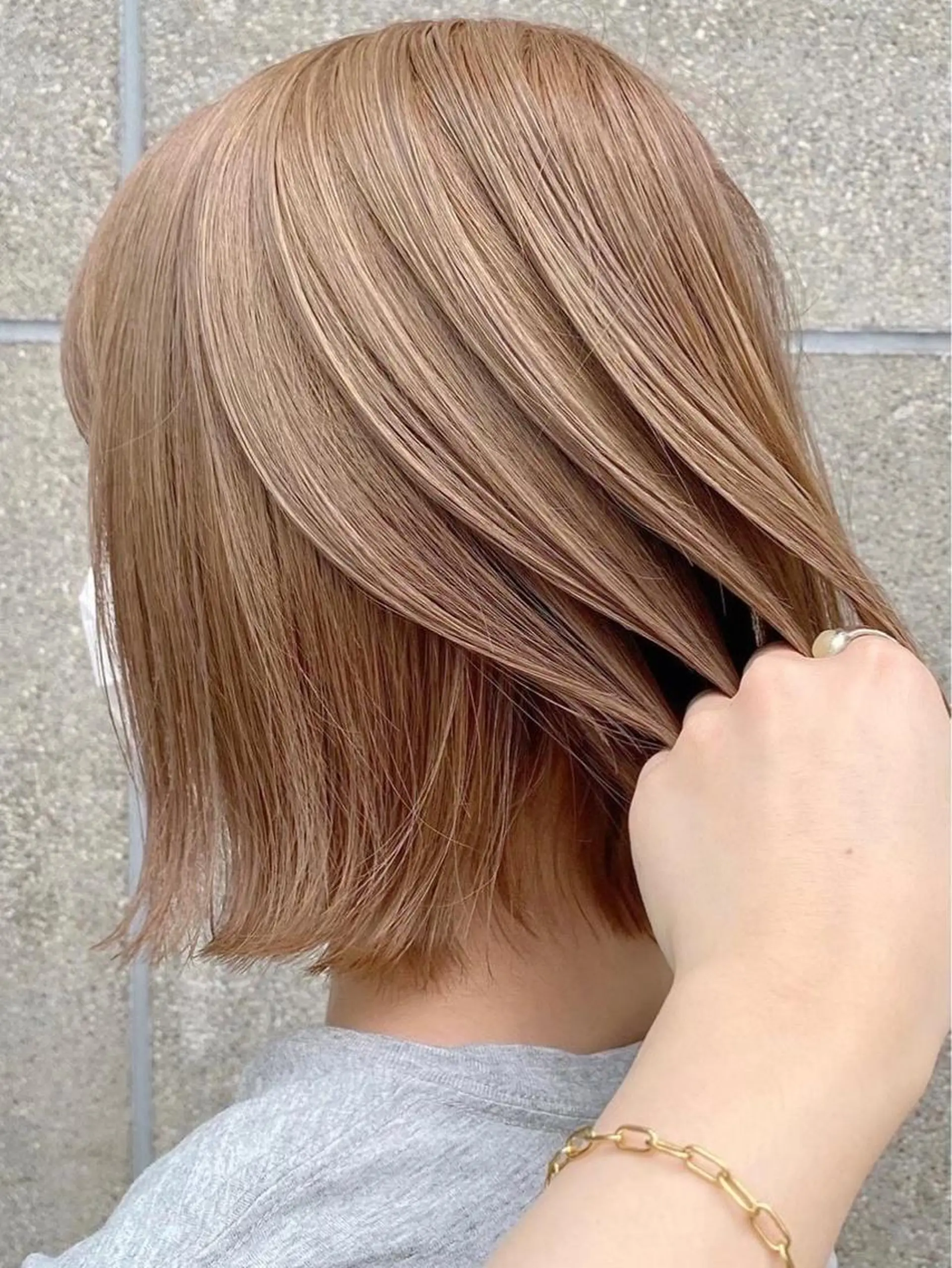 ショート カラー 韓国/ハイトーン/ ボブ🎀MIKU🎀のヘアスタイル