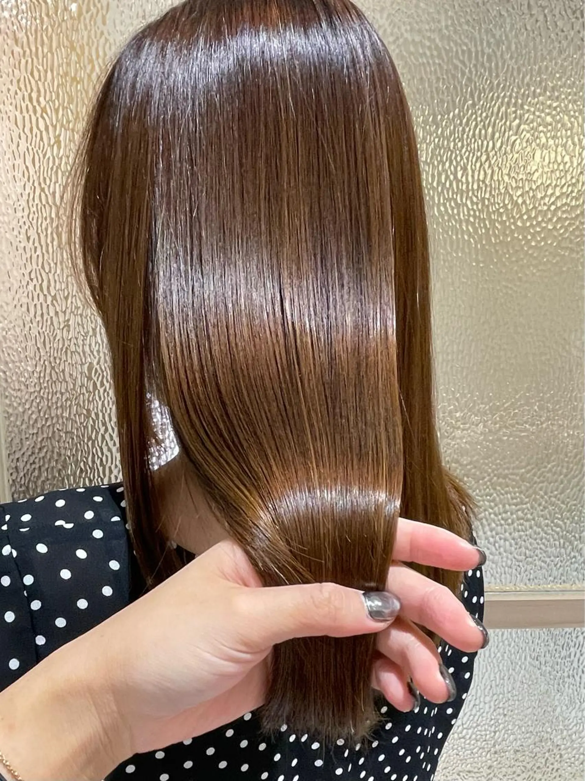 ミディアム トリートメント 酸熱トリートメント Eleanor 立川北口のヘアスタイル
