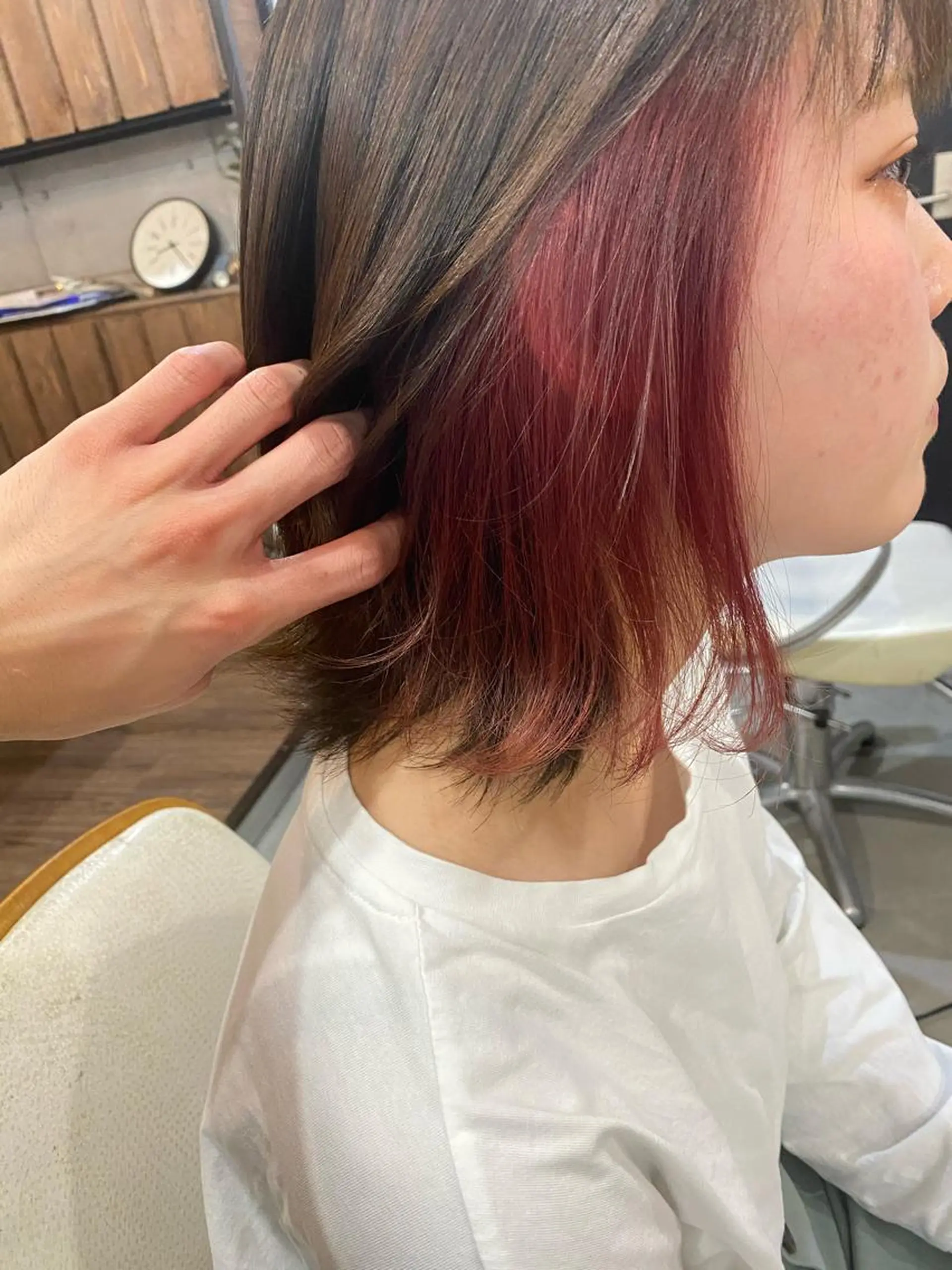 ミディアム 卒業式のヘアスタイル 艶カラー💎 髪質改善🎈アトワのヘアスタイル