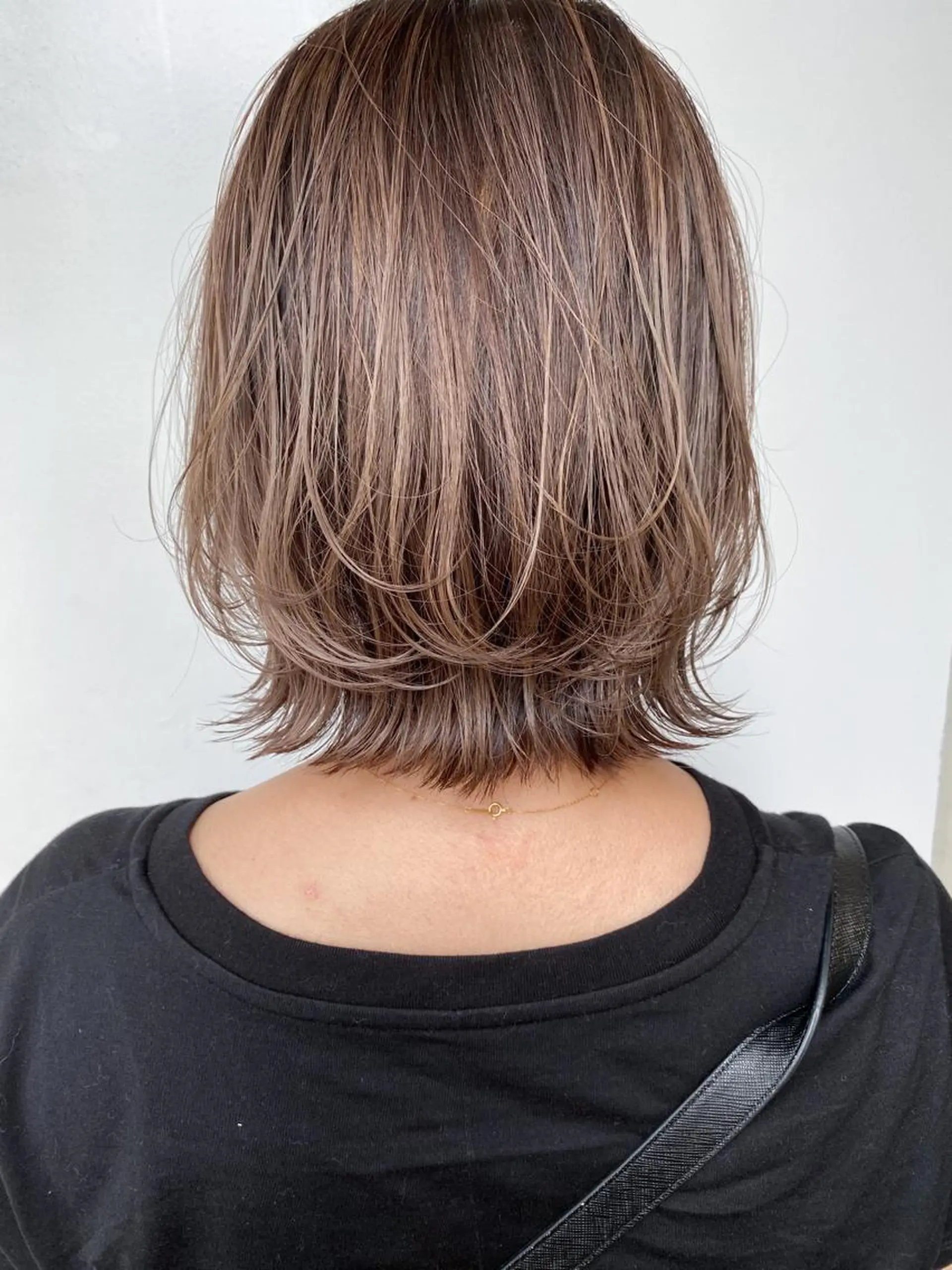 ショート ボブレイヤー ボブ ハイライト レイヤーカット fit stand所属・fit stand /HIIRAGIのヘアスタイル