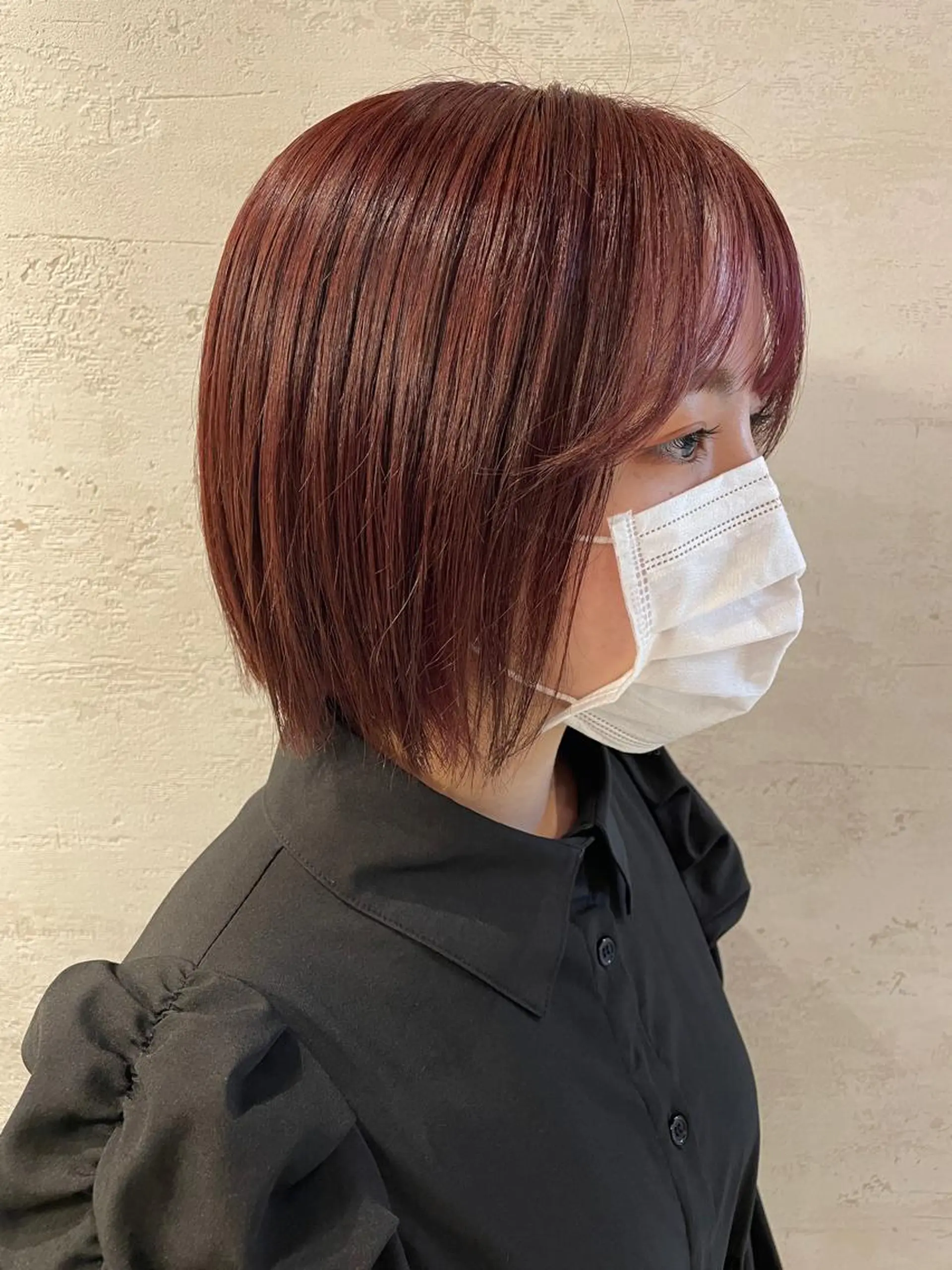 セミロング カラー カット ヘアカラー 女性に人気♪ はやしほのかのヘアスタイル