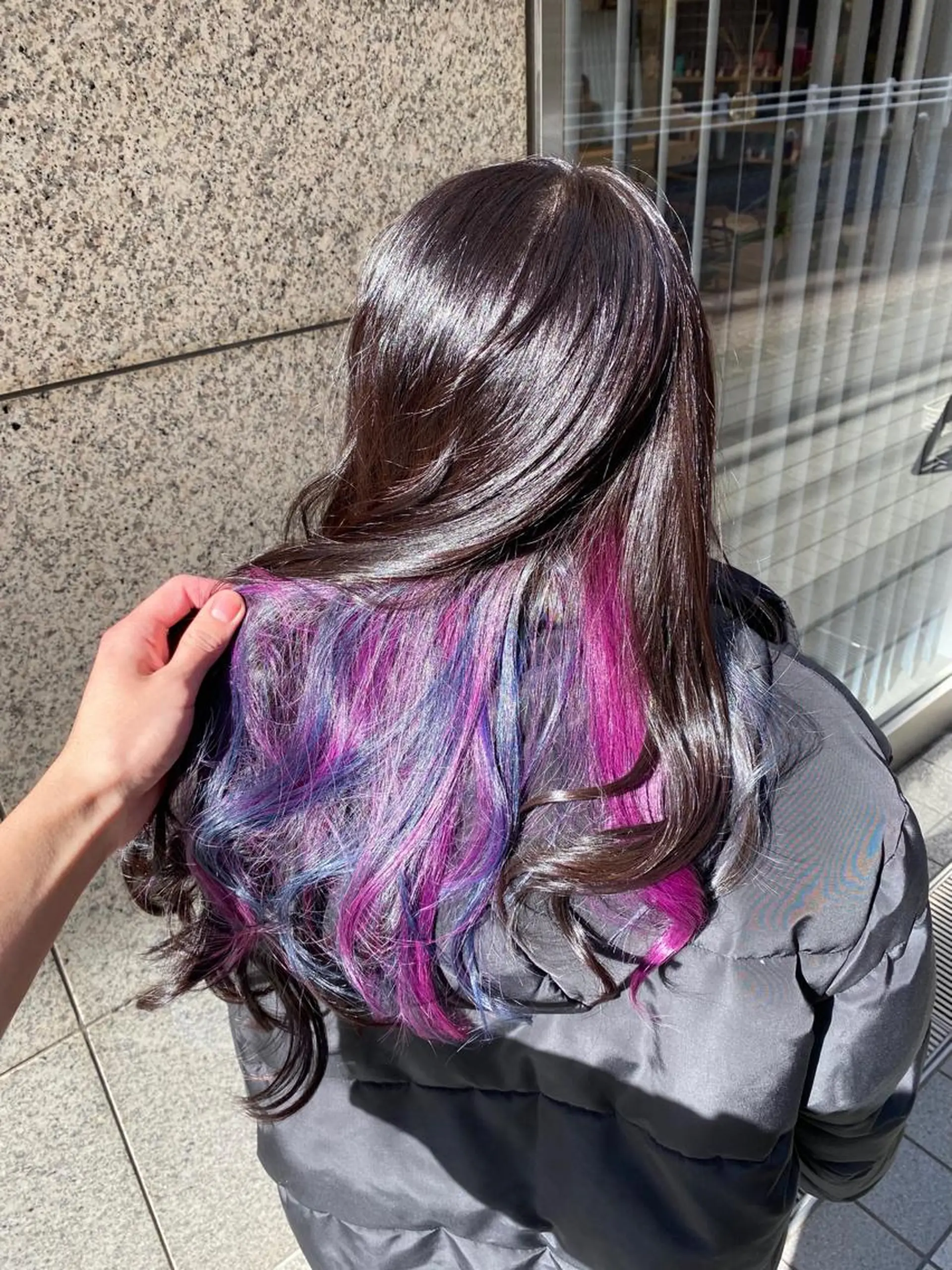 ロング メンズ縮毛矯正 ニュアンスパーマのヘアスタイル