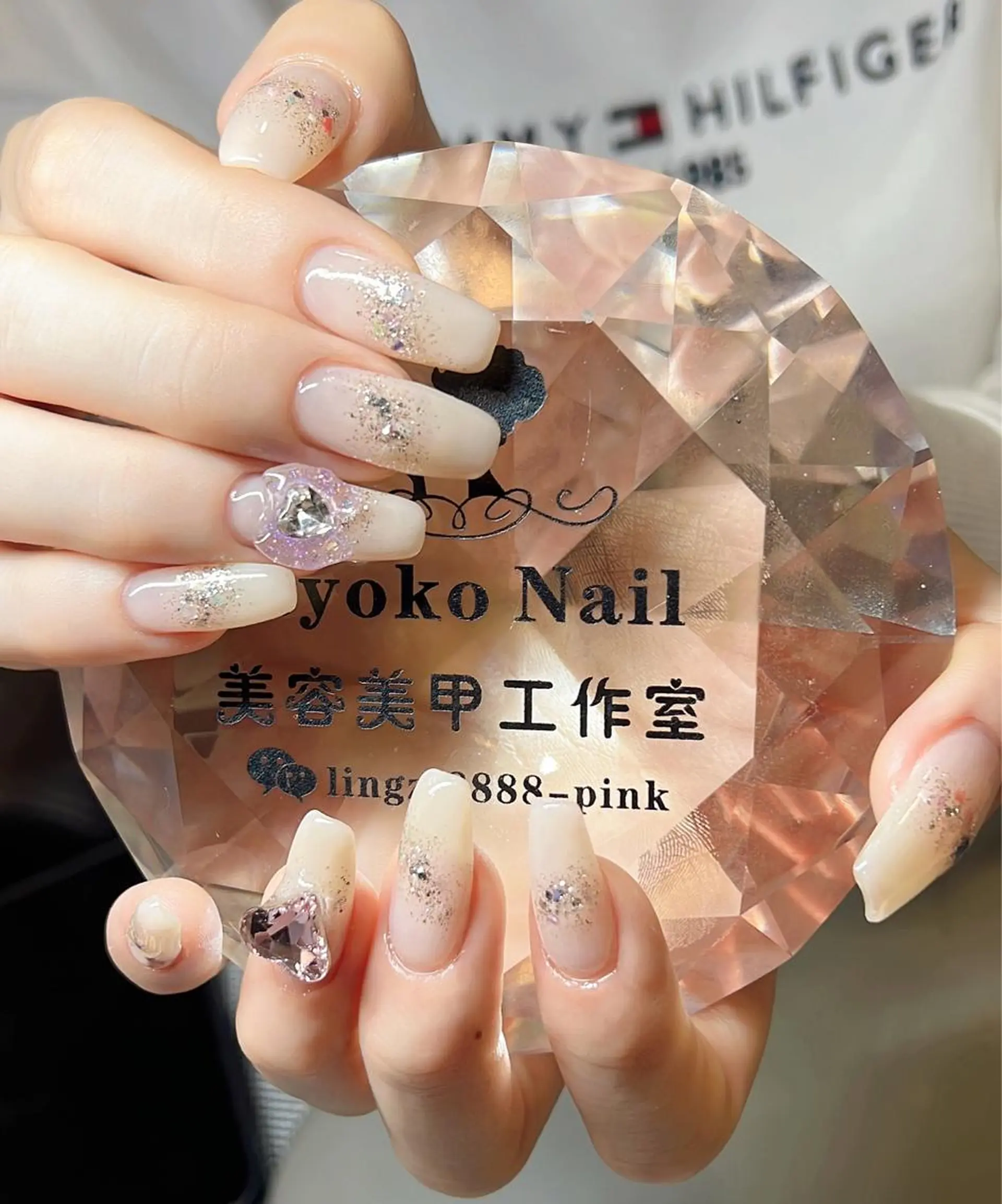 ロング カラー ネイル ハンドネイル Ryoko Nailのネイルデザイン