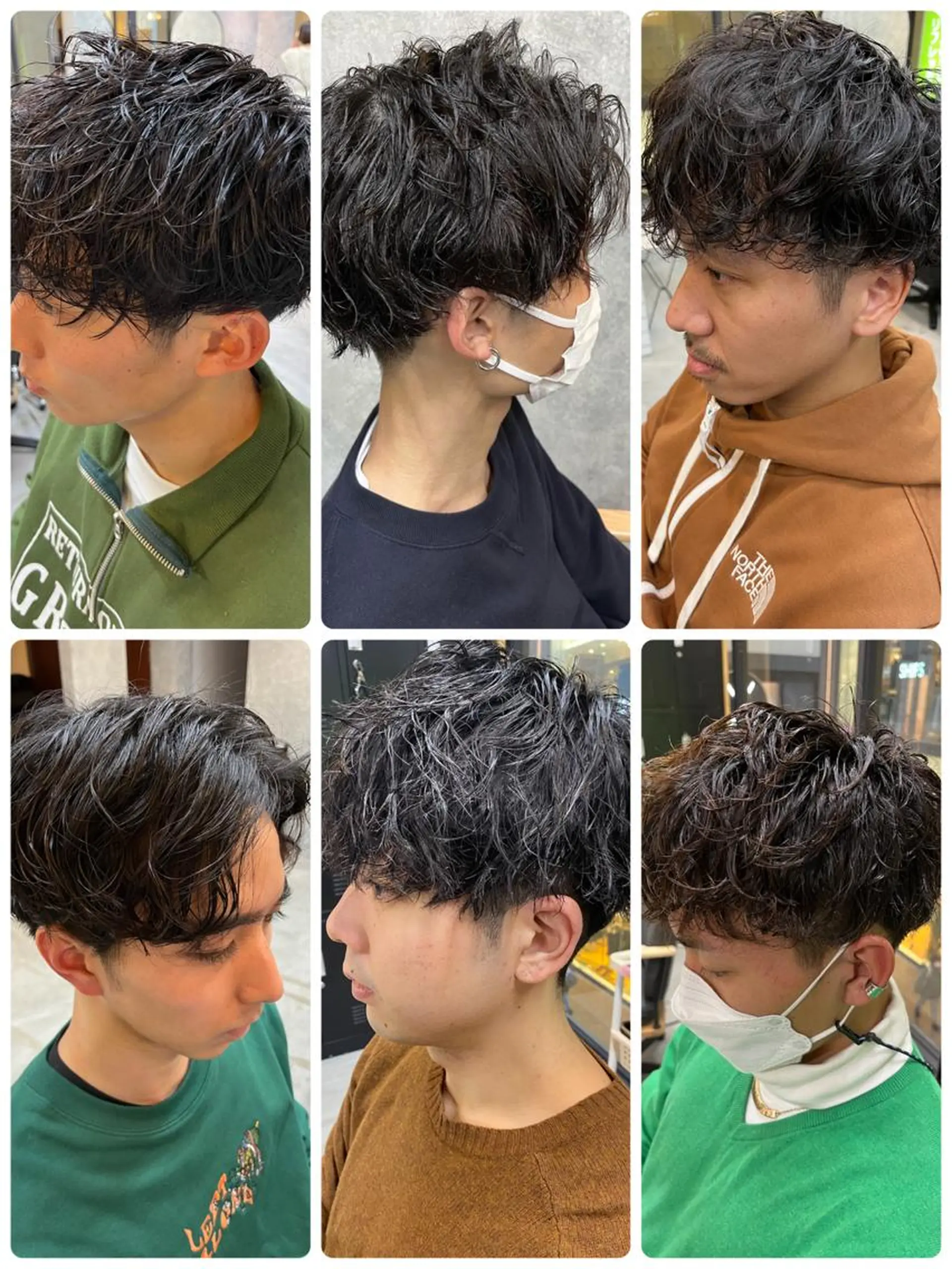 パーマ メンズ カット パーマ 💈神戸メンズ パーマ流基斗💈のヘアスタイル
