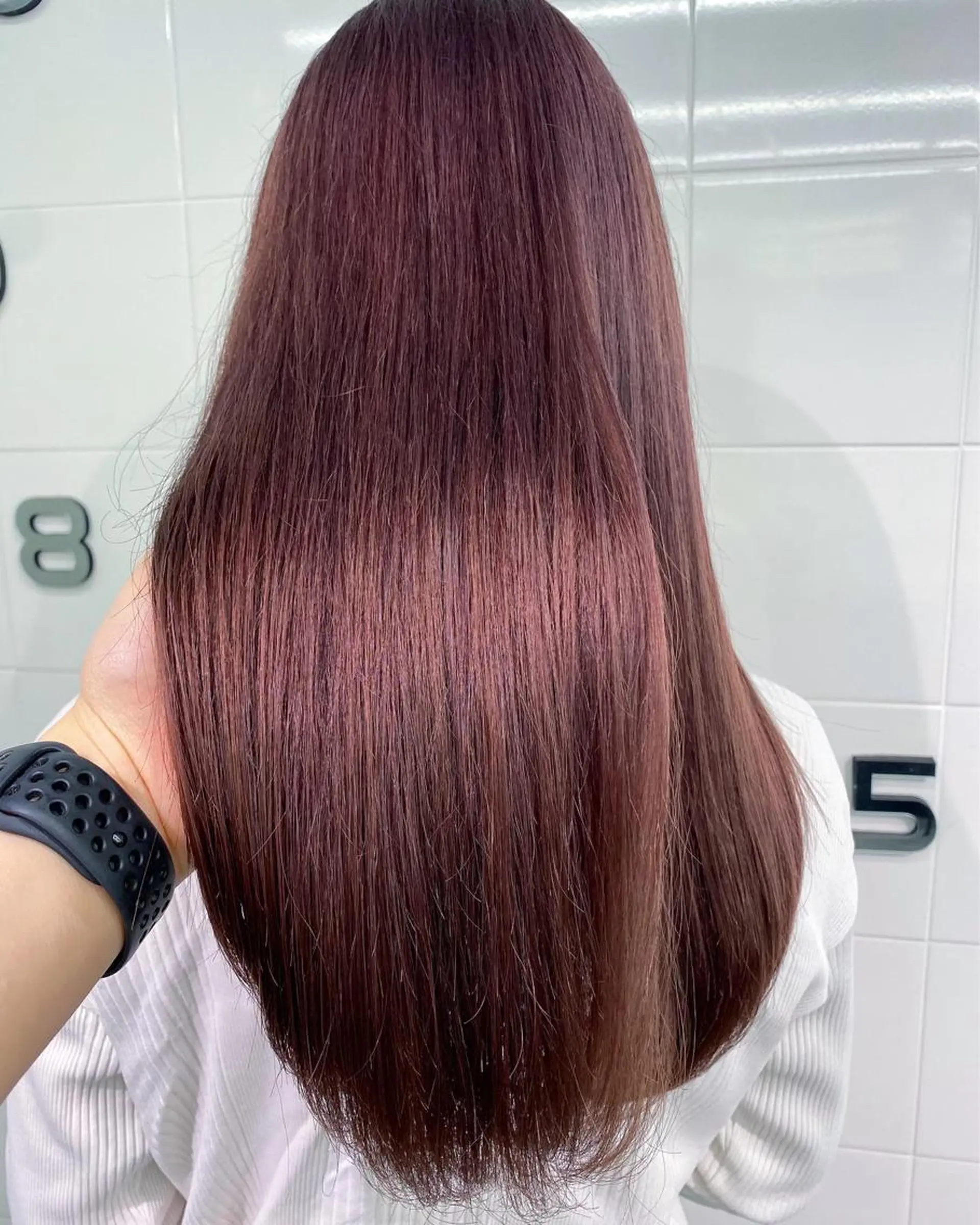 ロング カラー ベージュカラー ブラウンカラー ピンクカラー ピンクベージュ ピンクブラウン ヘアカラー トリートメント grow所属・🧡YUKA🧡 渋谷/プルエクステのヘアスタイル