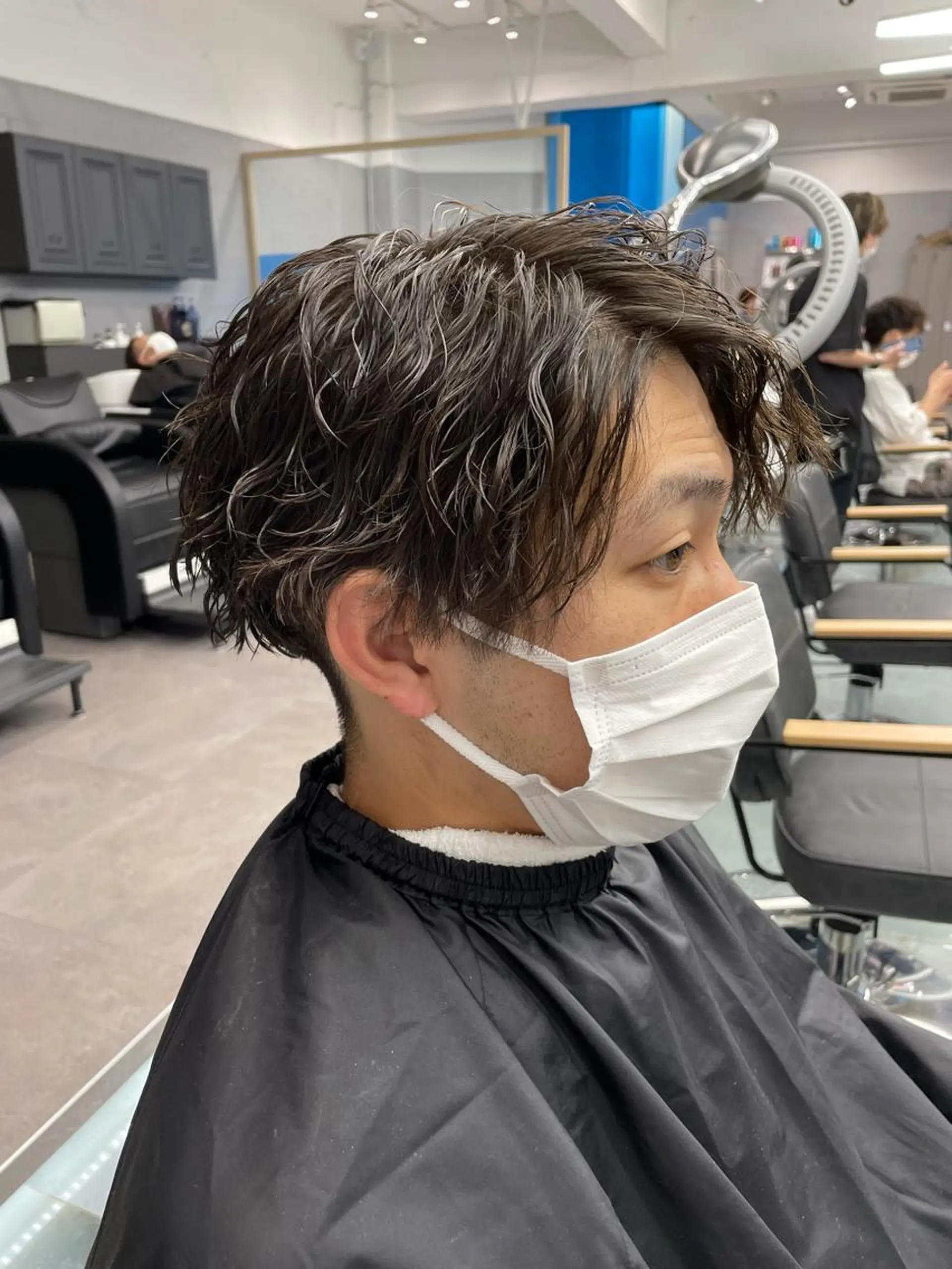 ショート カラー パーマ メンズ メンズパーマ ツイストスパイラルパーマ スパイラルパーマ 🔥メンズヘア🔥 セヤシュウヘイのヘアスタイル