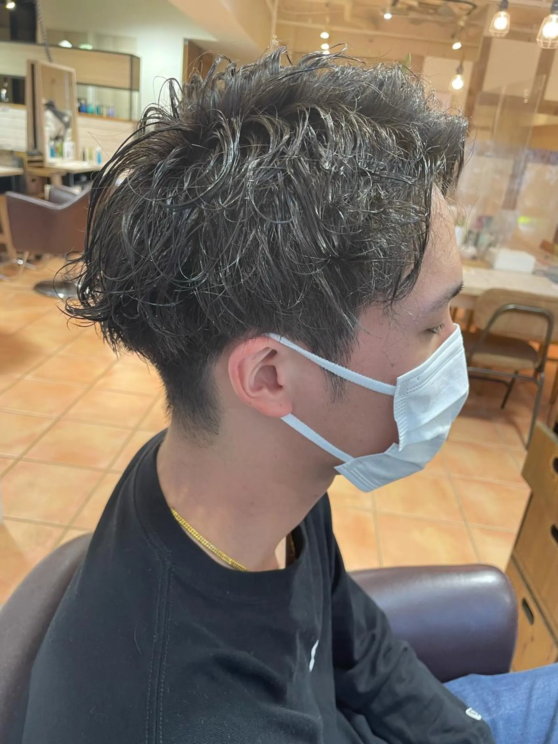 ショート パーマ メンズ 辻堂メンズ特化 YU-YAのヘアスタイル