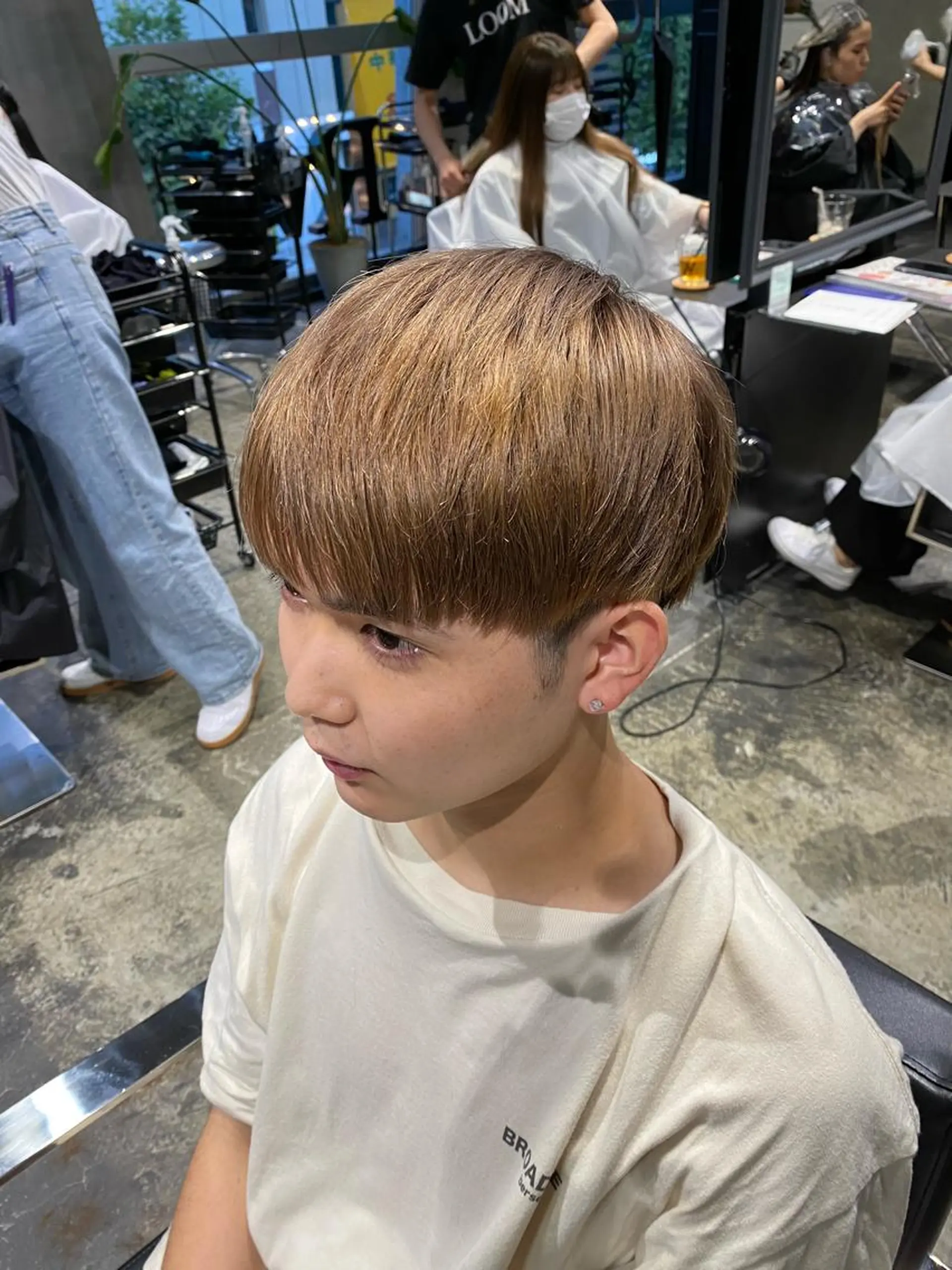 ショート カラー メンズ Agu hair lore沼館店所属・八戸パーマ/メンズパ ーマ/シンゴ。のヘアスタイル