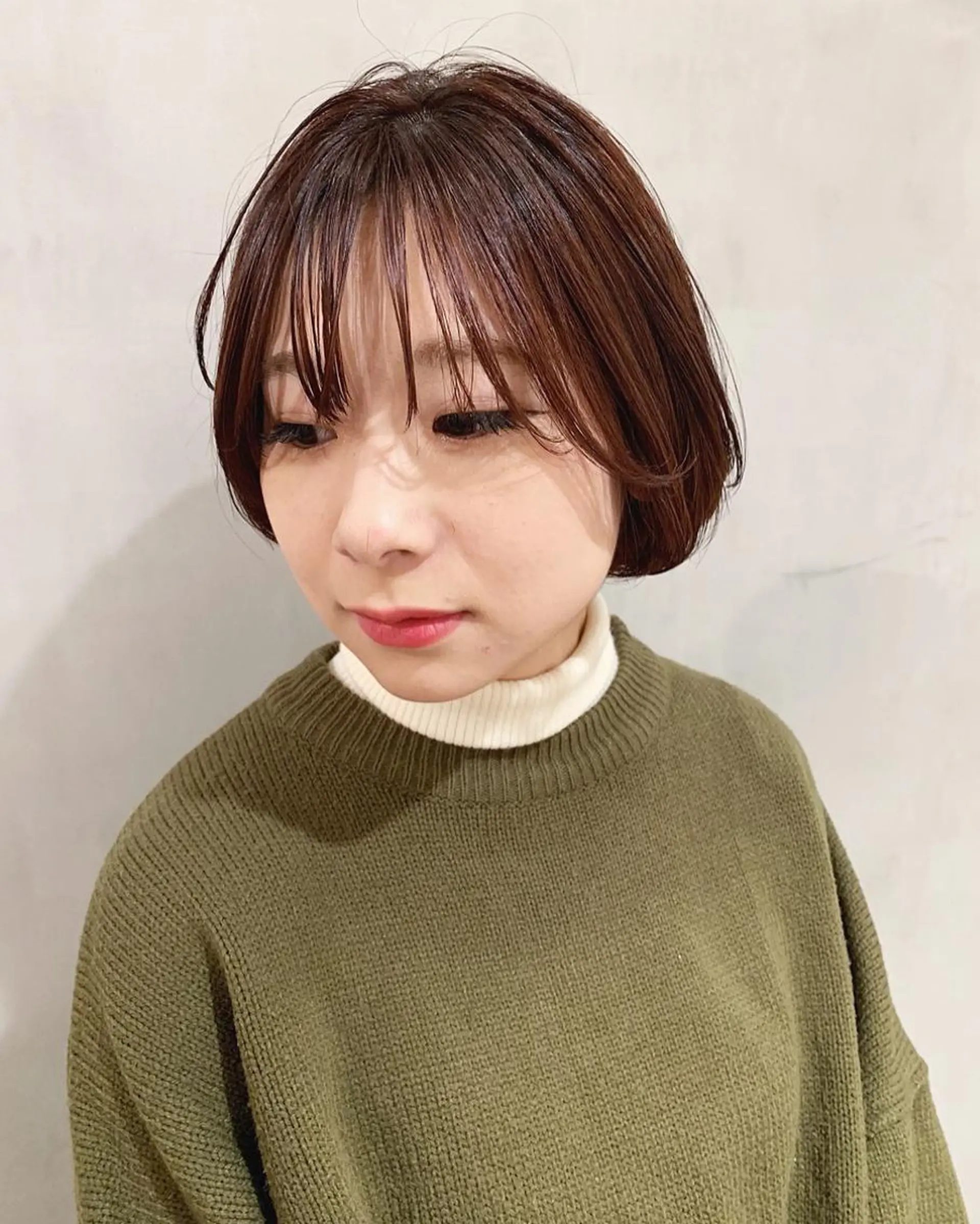 ショート カラー ショートヘア カット ヘアカラー トリートメント 優 作のヘアスタイル