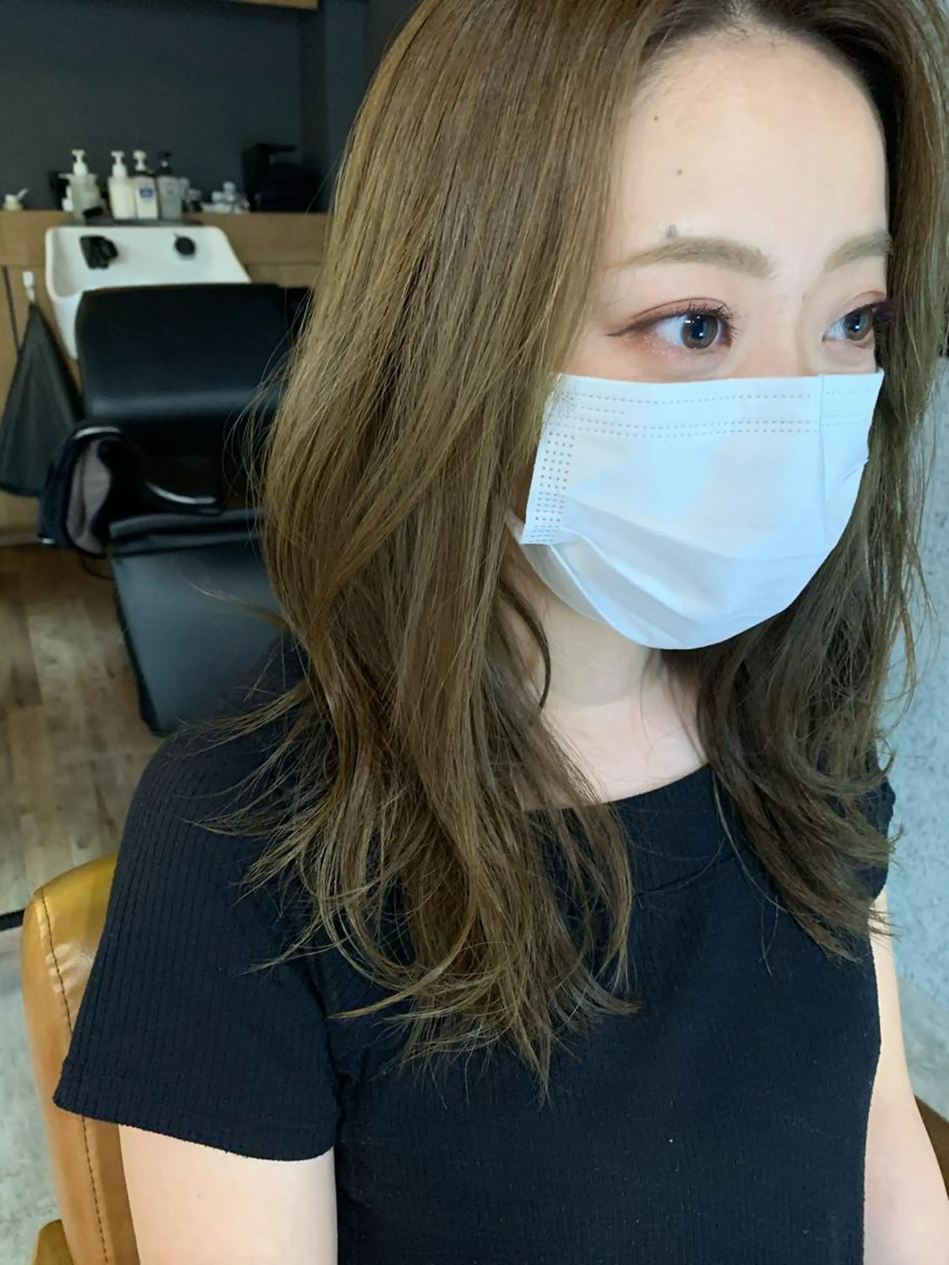 ロング カラー eyesburg W/est所属・ショートボブ 村上のヘアスタイル