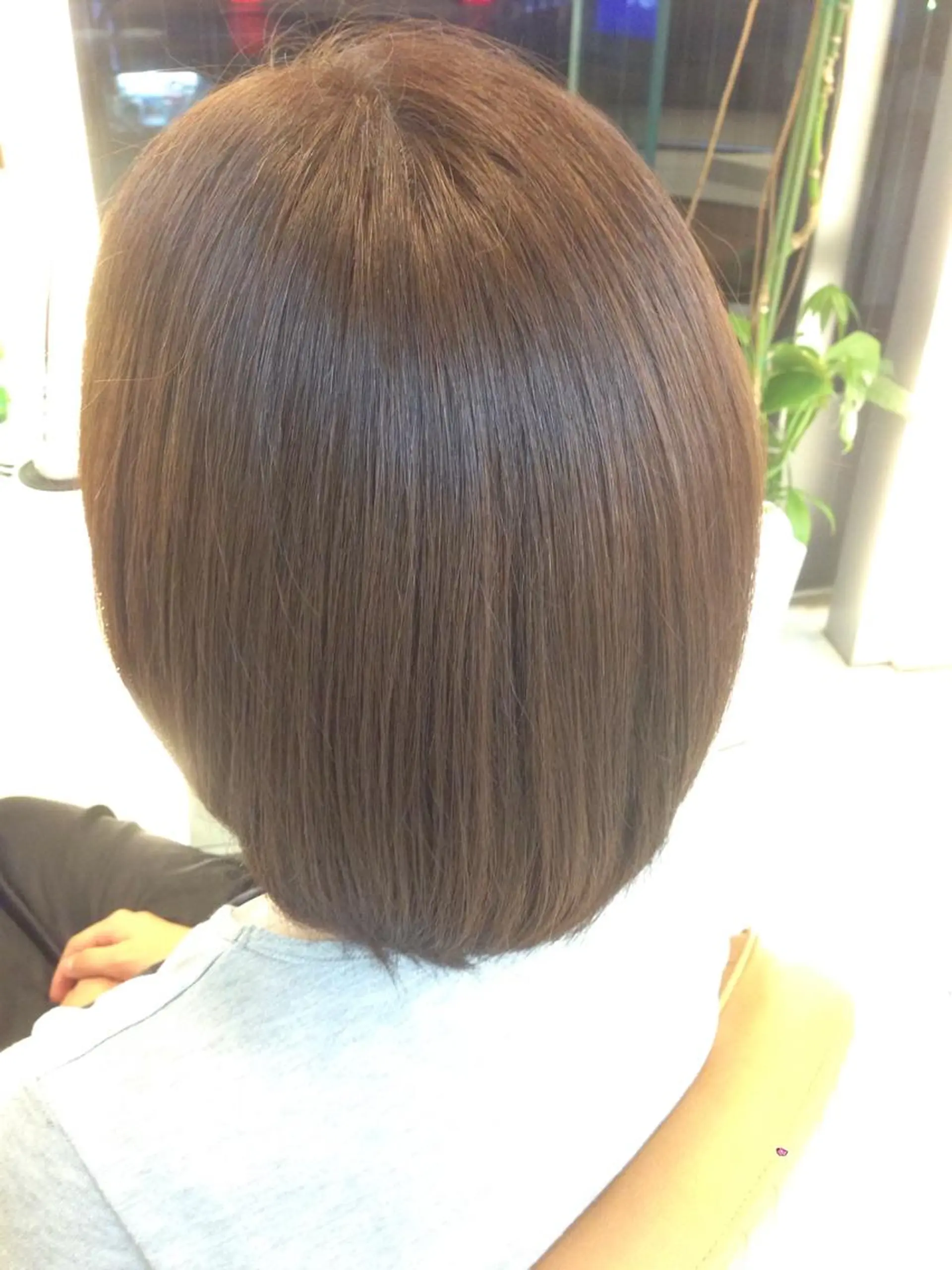 ミディアム カラー アッシュ アッシュブラウン ブラウンカラー 坂西 春果のマツエク・マツパデザイン